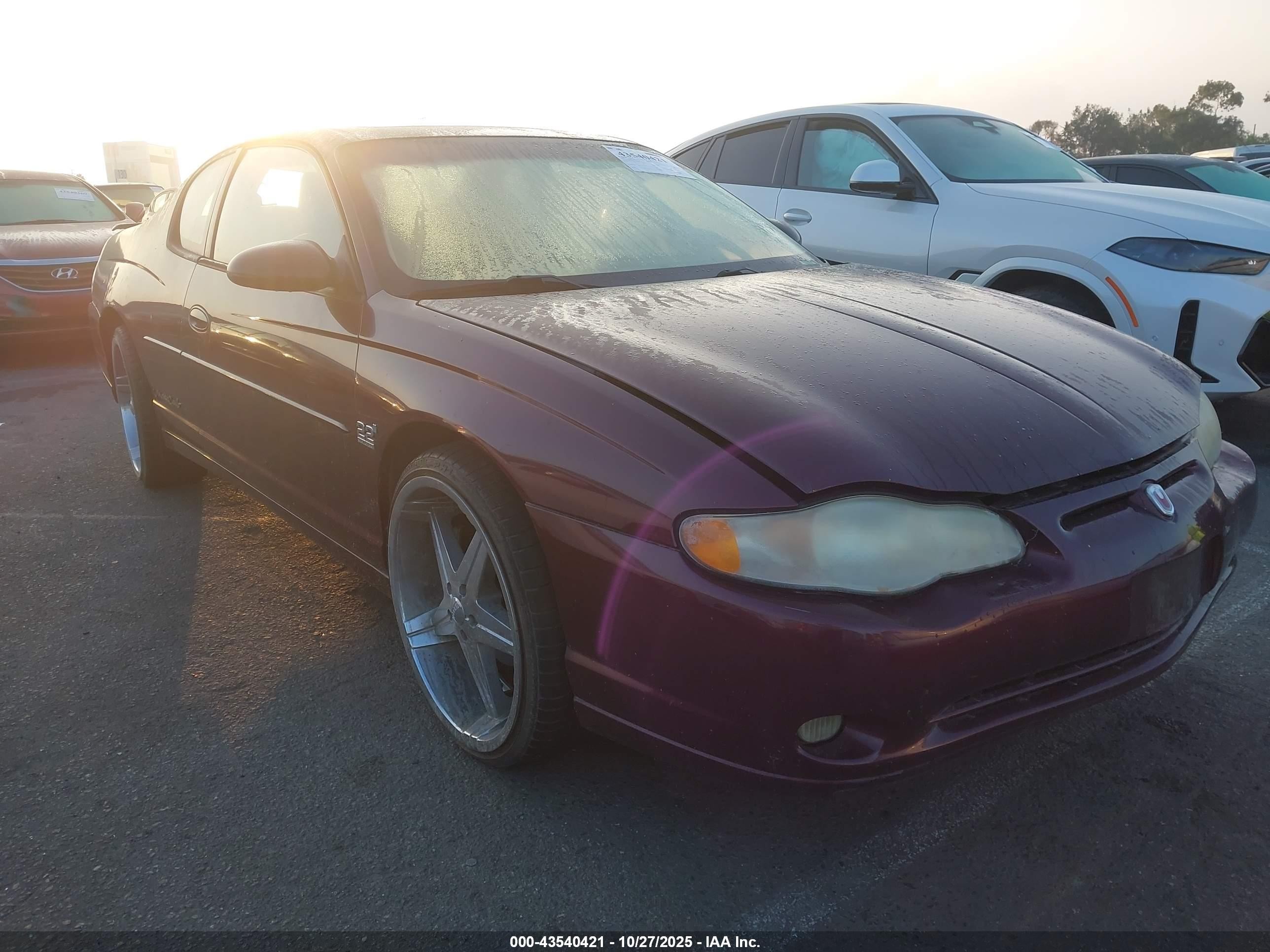 2003 Chevrolet Monte Carlo SS, VIN 2G1WX15K739169313 — Normal wear