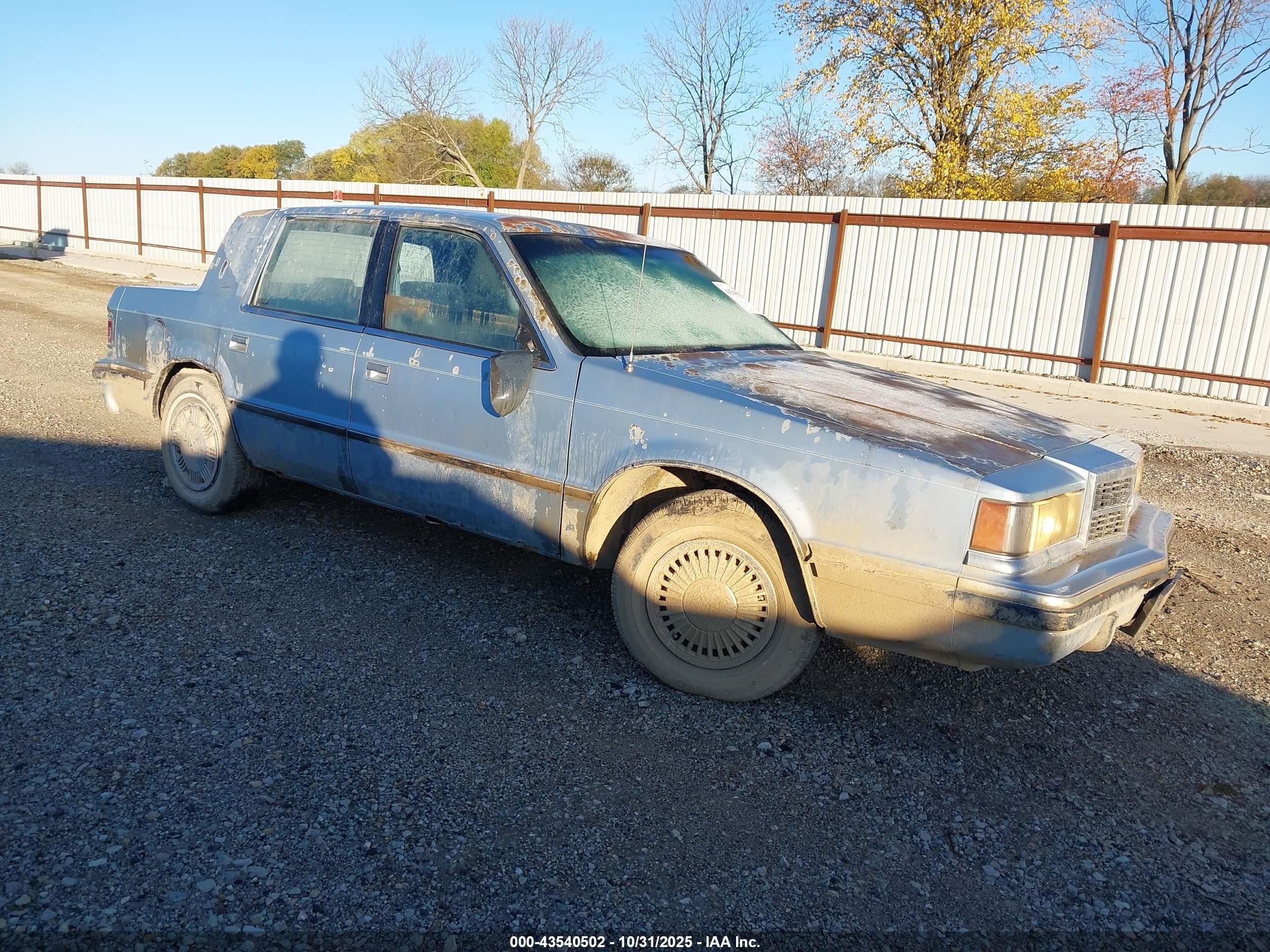 1992 Dodge Dynasty, VIN 1B3XC46K4ND818662 — All over