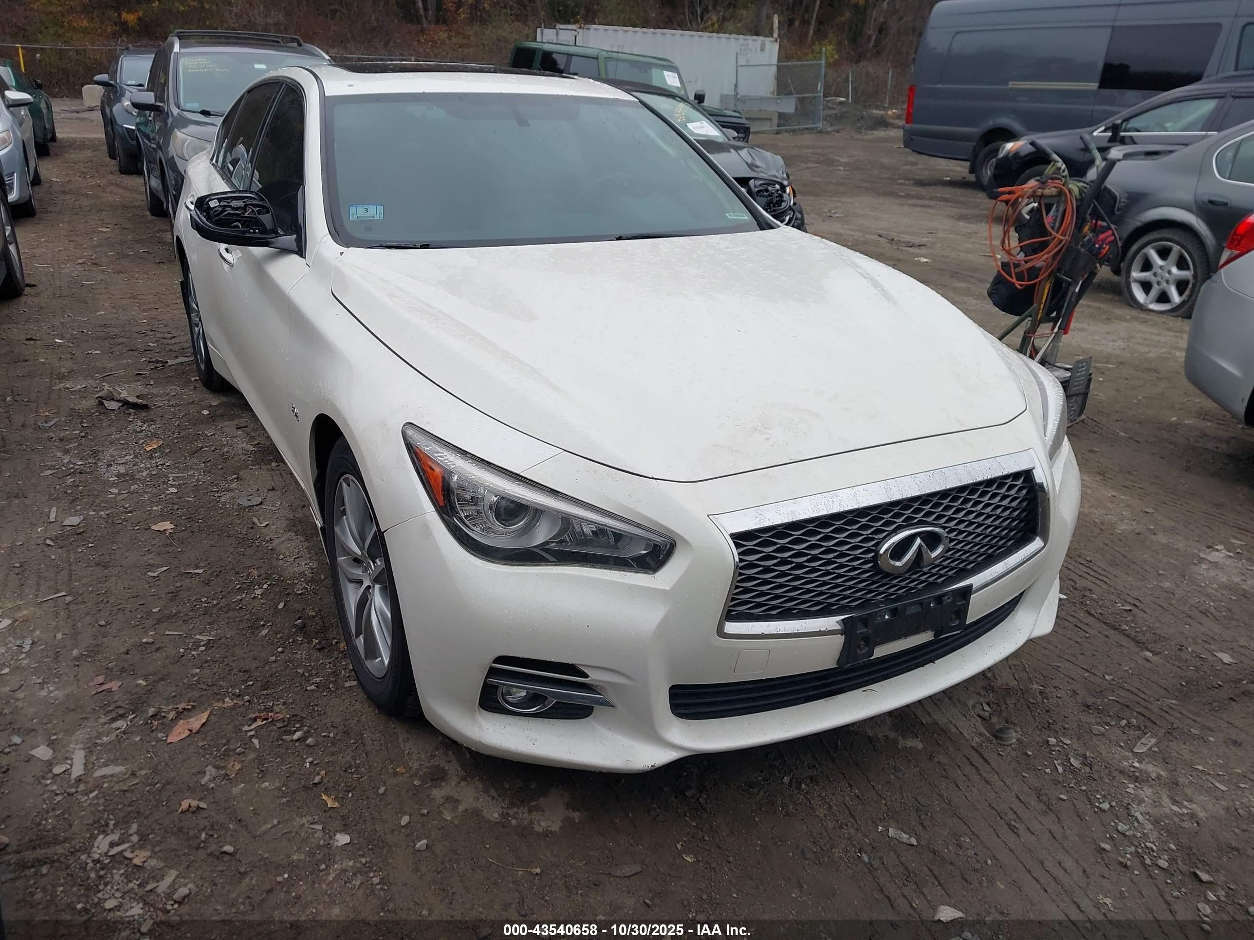 2016 Infiniti Q50 Premium, VIN JN1EV7AR2GM340544 — Fresh water flood