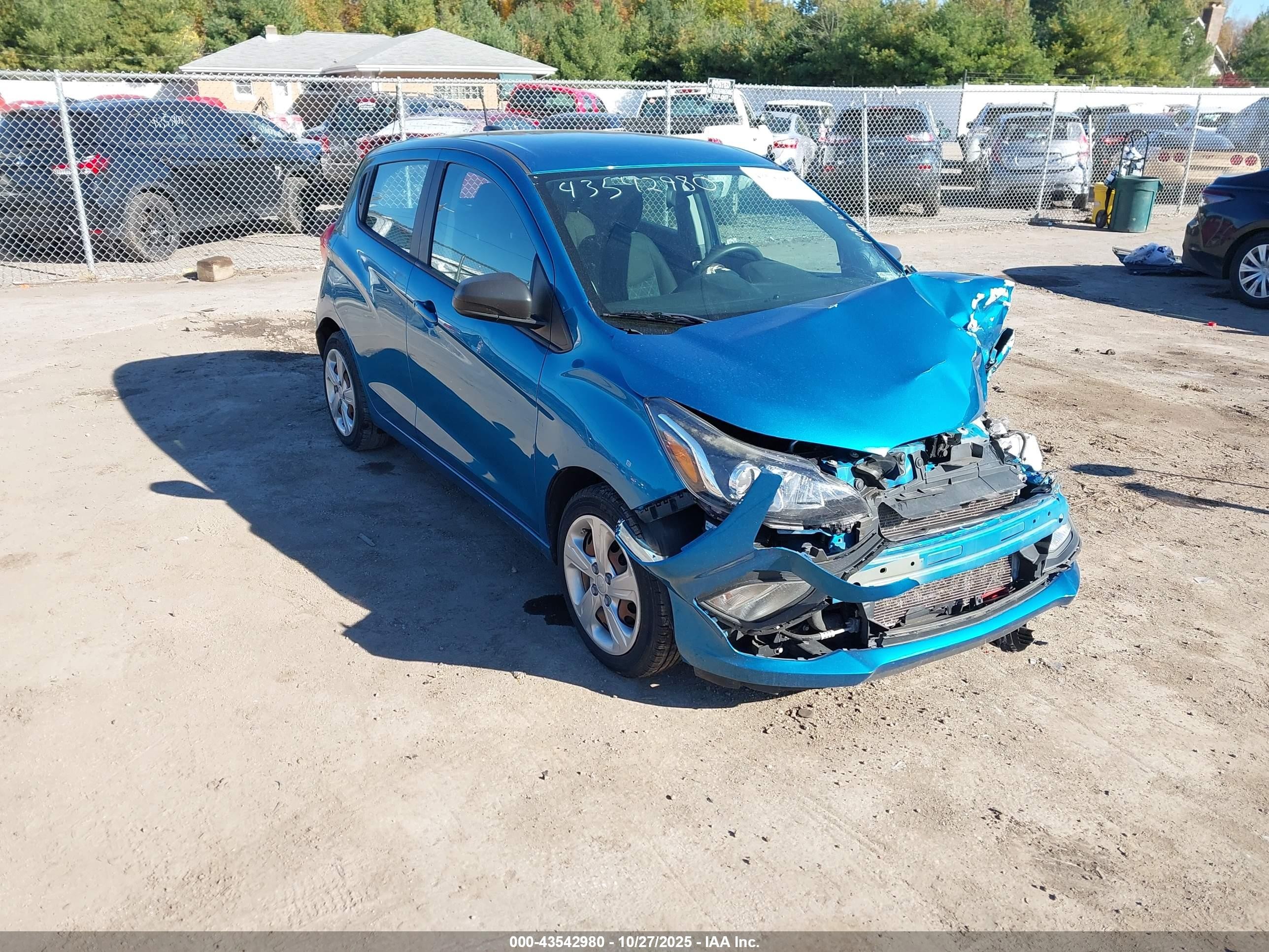 2021 Chevrolet Spark LS, VIN KL8CB6SA1MC714331 — Front end