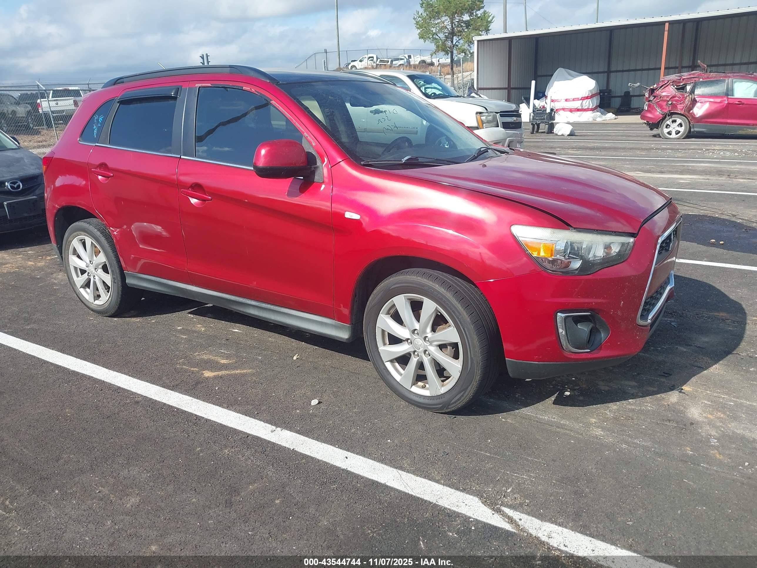 2014 Mitsubishi Outlander SE, VIN 4A4AR4AU0EE019086 — Repossession