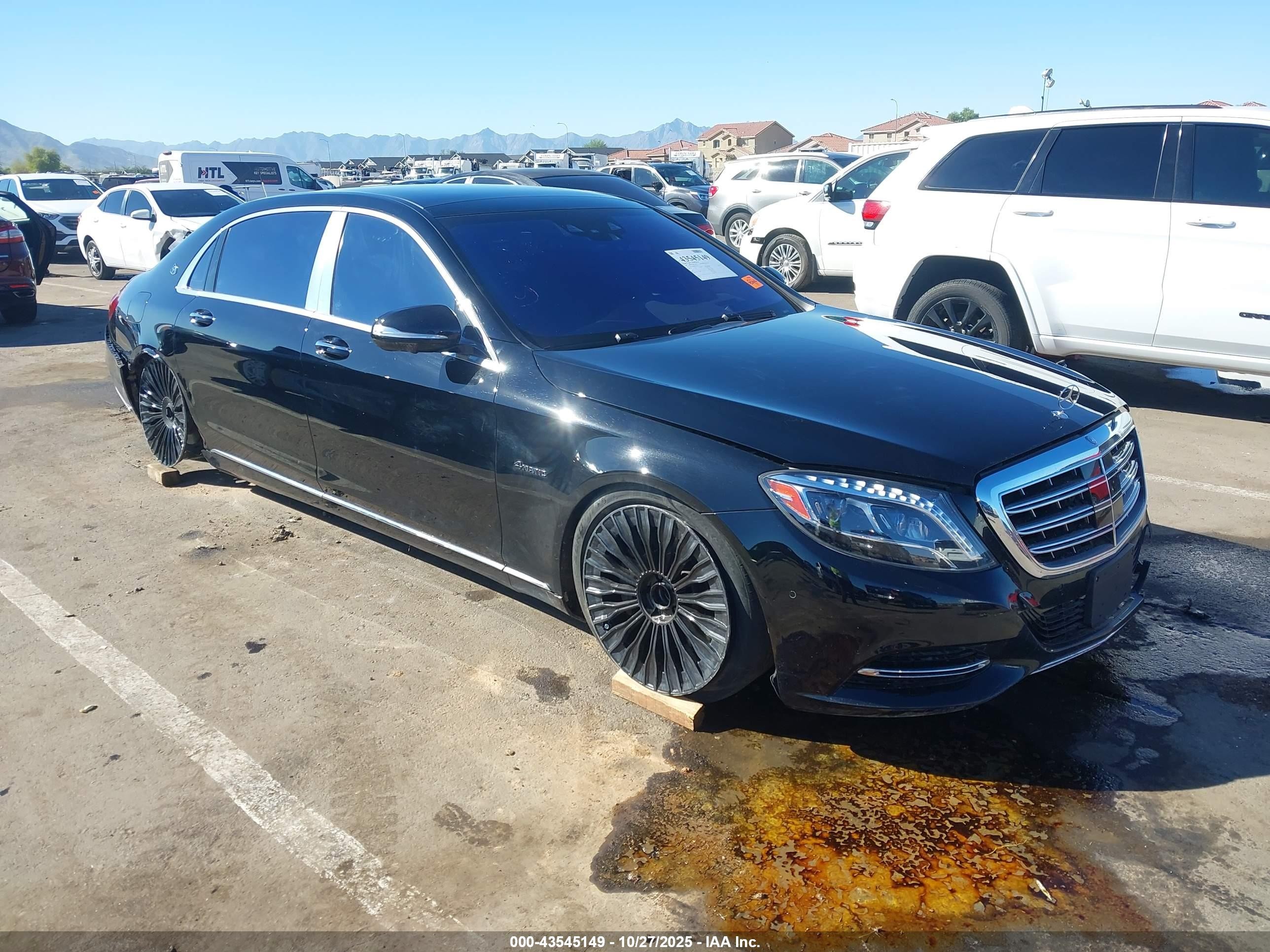 2017 Mercedes-Benz Maybach S 550, VIN WDDUX8FB6HA304191 — Front end