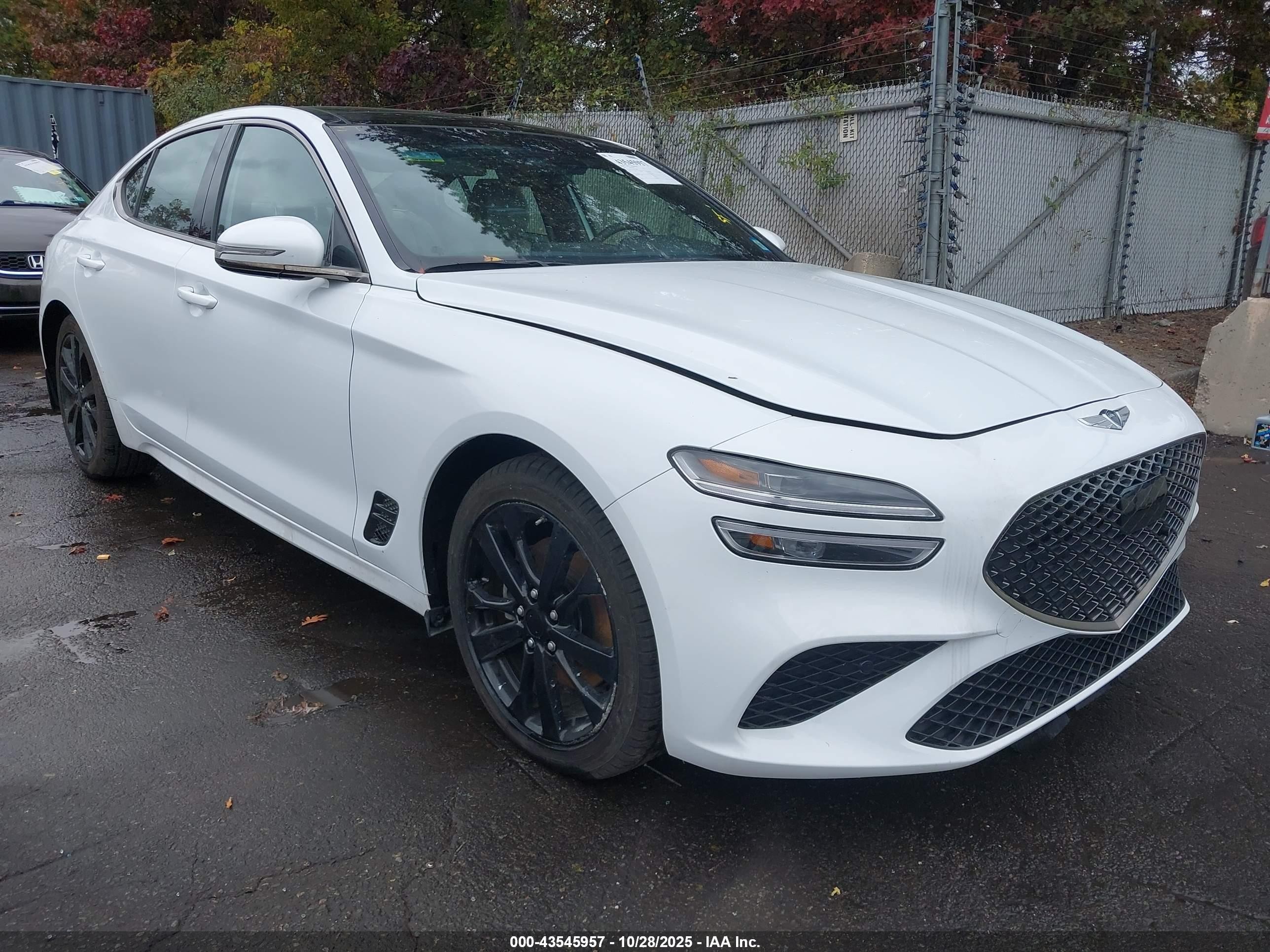 2023 Genesis G70 2.0T, VIN KMTG34TA5PU134282 — Water / flood