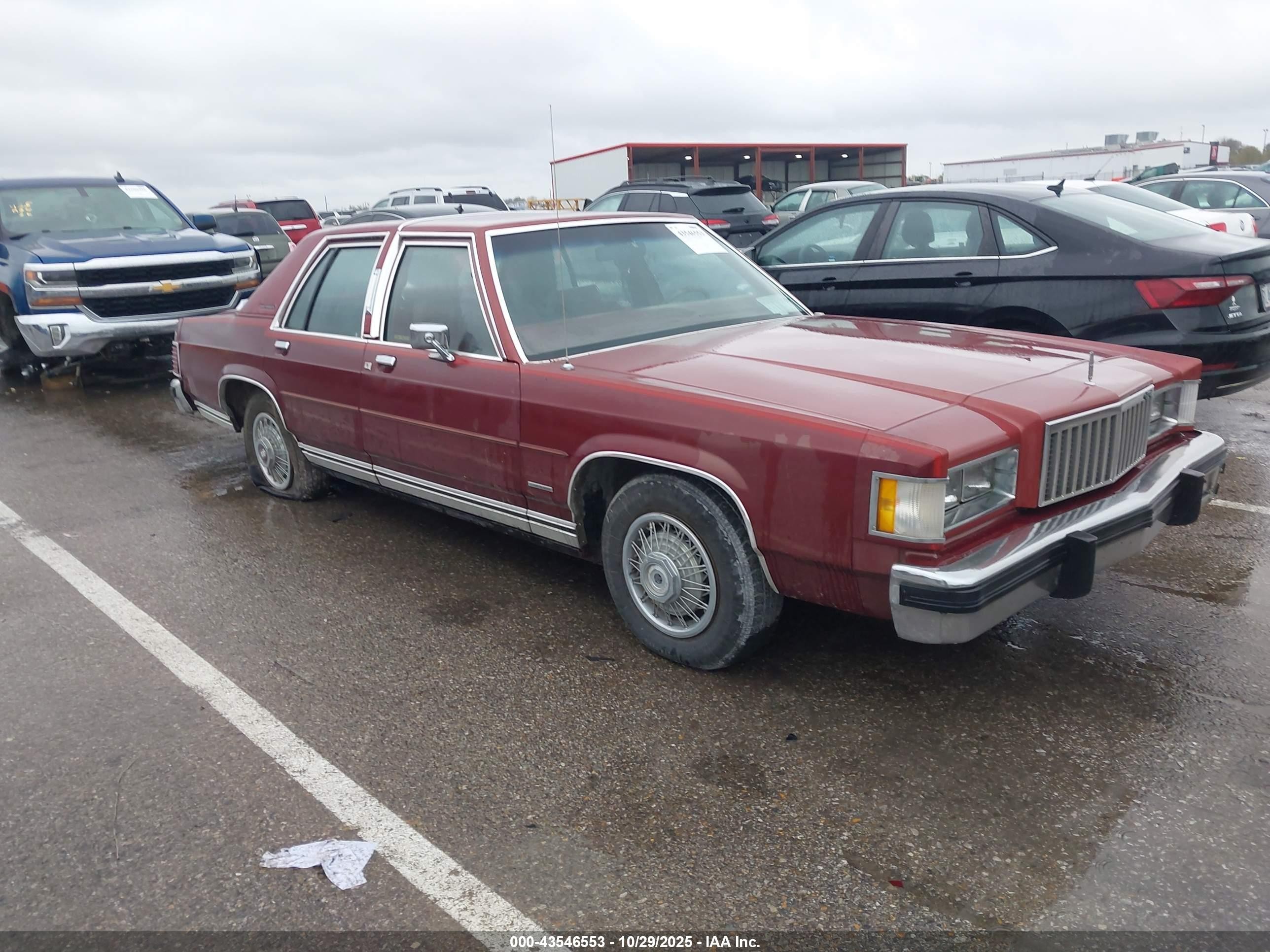 1984 Mercury Grand Marquis, VIN 1MEBP95F6EZ663337 — Обычный износ