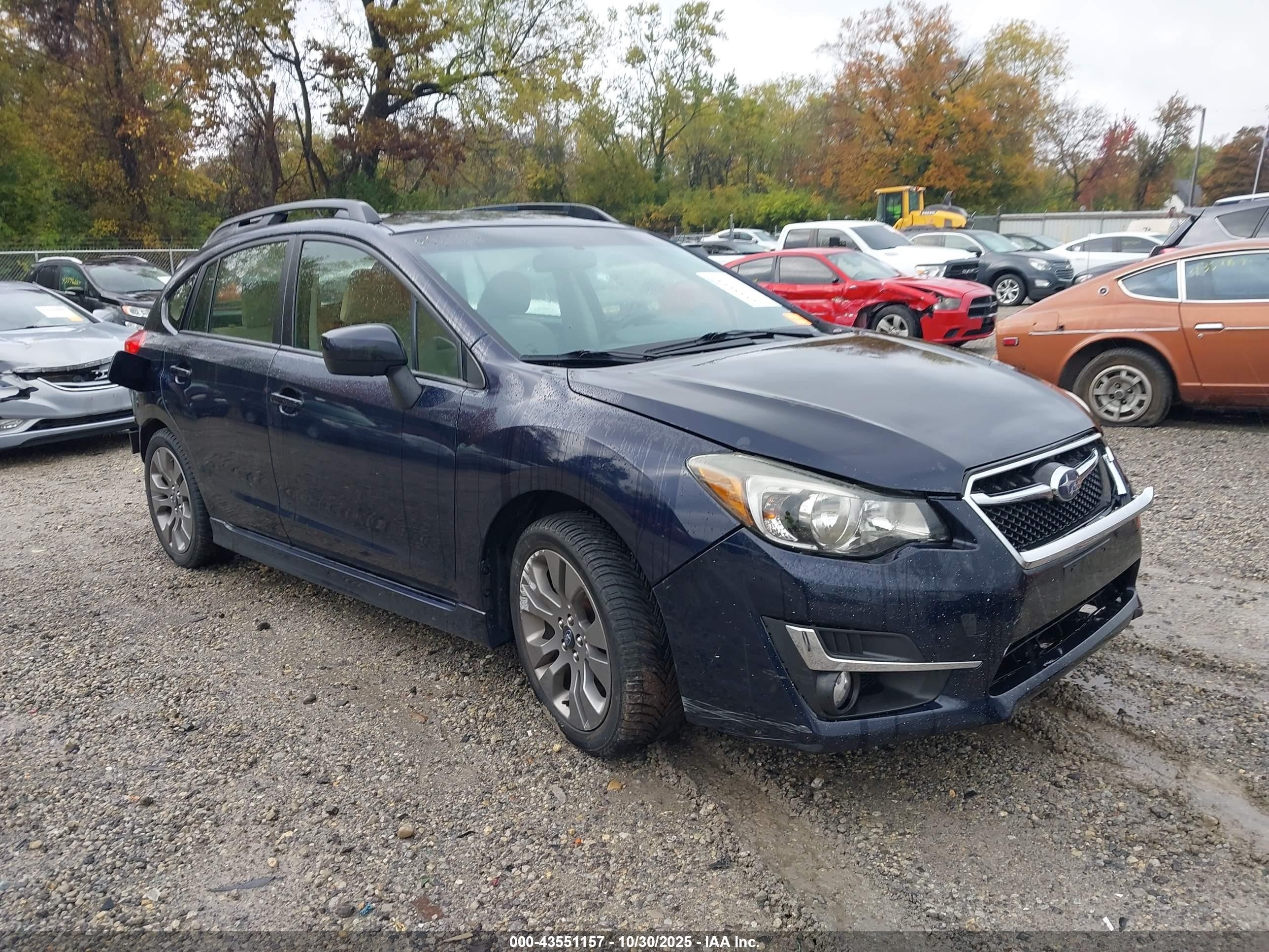 2015 Subaru Impreza Special Sports Premium, VIN JF1GPAT62FG290358 — Rear end