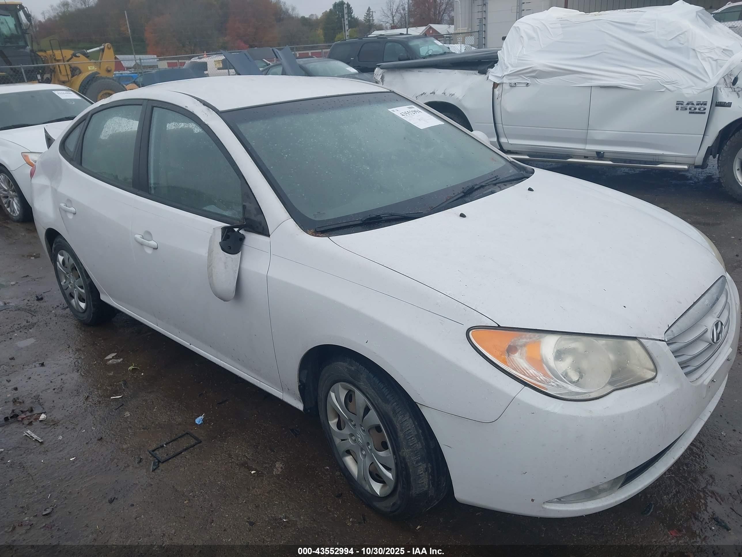 2010 Hyundai Elantra GLS, VIN KMHDU4AD3AU198075 — Rear end