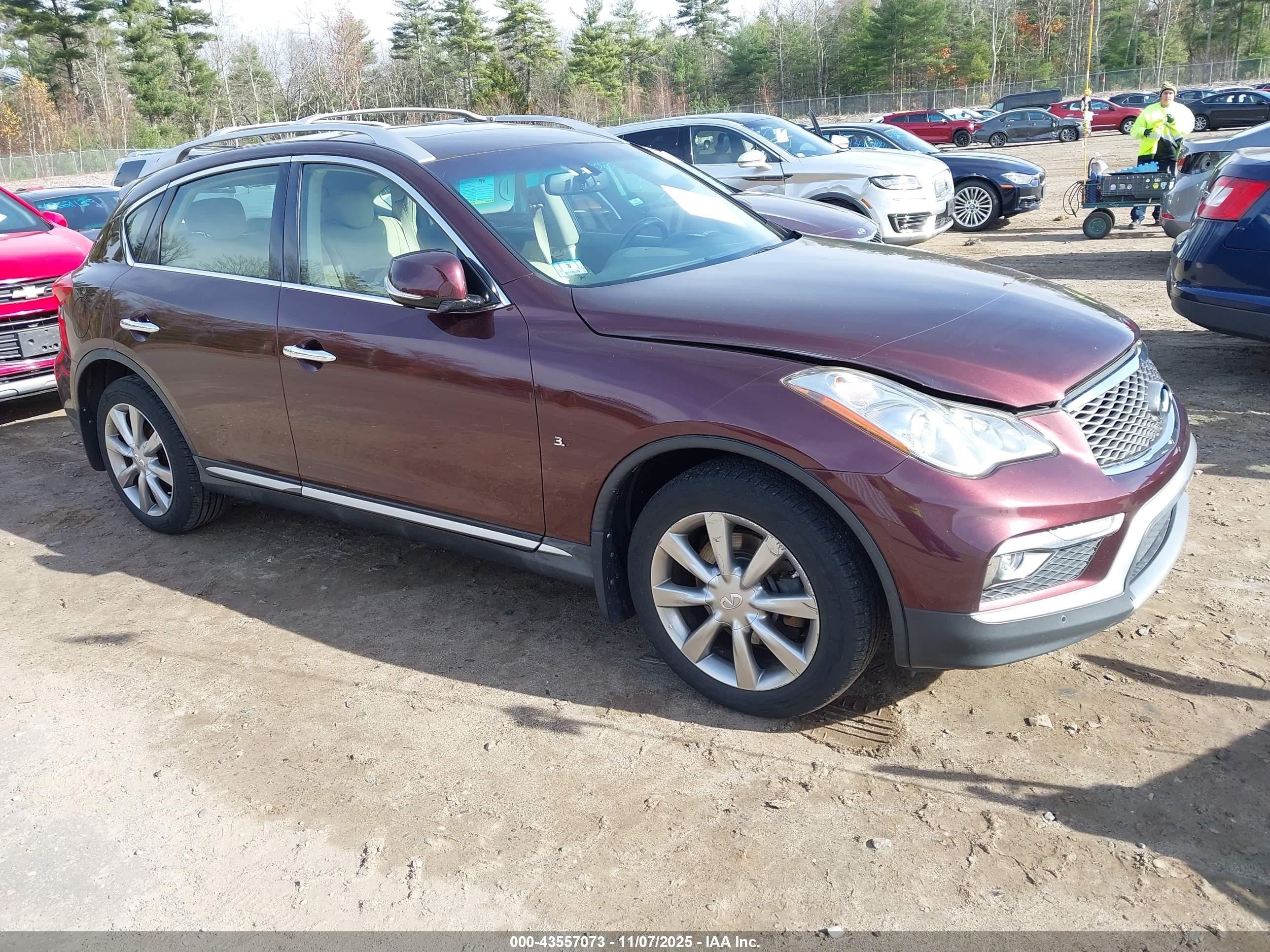 2016 Infiniti QX50, VIN JN1BJ0RR3GM261040 — Fresh water flood