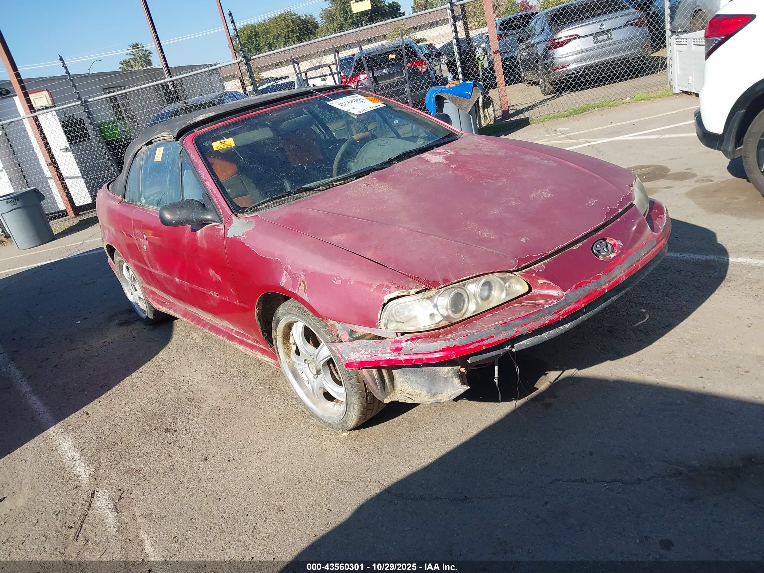 1997 Toyota Paseo, VIN JT5FC52HXV0036816 — Biohazard / chemical