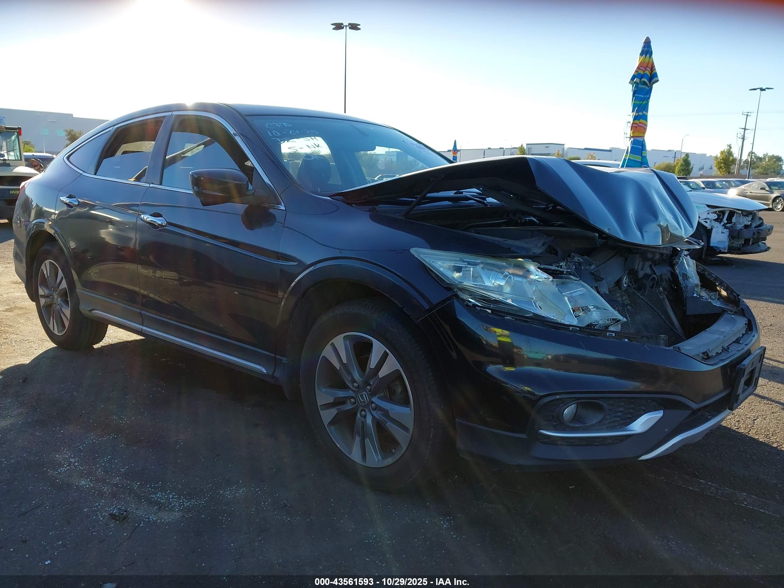 2013 Honda Crosstour EX, VIN 5J6TF1H34DL002994 — Перед