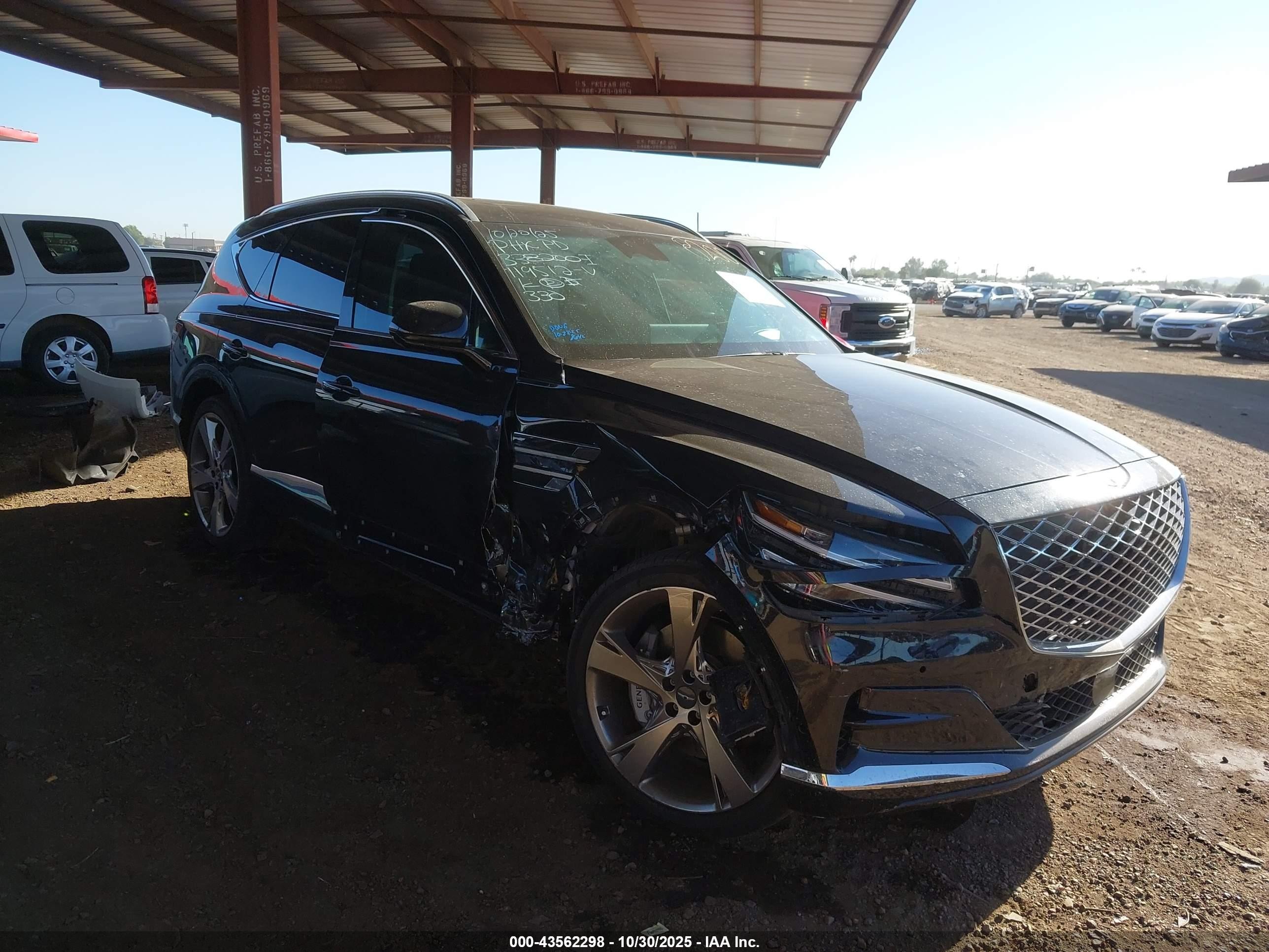 2023 Genesis GV80, VIN KMUHBDSB2PU119512 — Front end