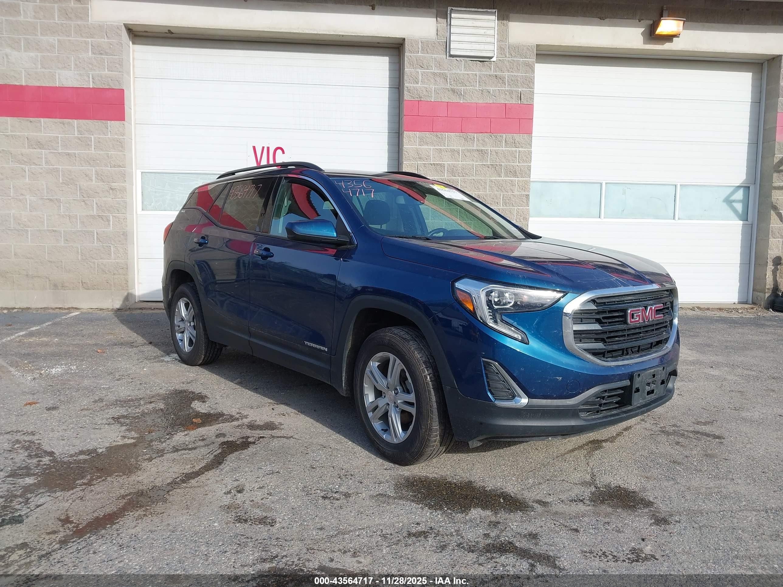 2020 GMC Terrain SLE, VIN 3GKALTEV5LL300906 — Interior fire
