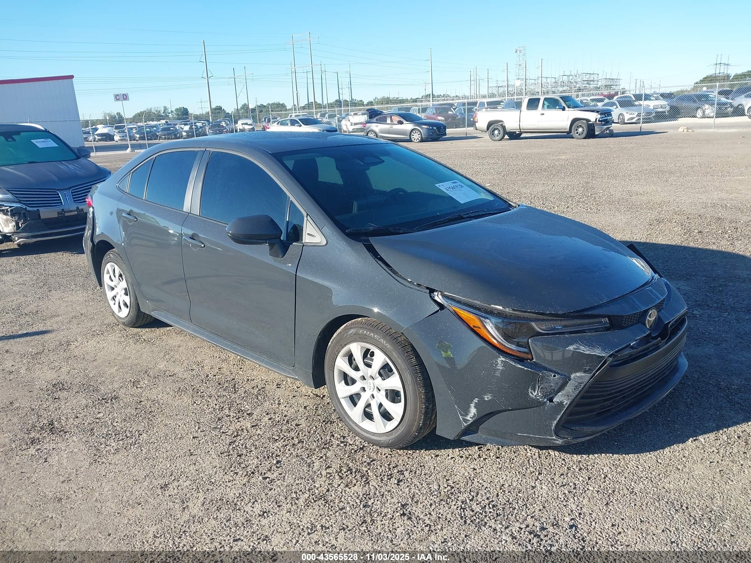 2025 Toyota Corolla LE, VIN 5YFB4MDE0SP350473 — По всему кузову