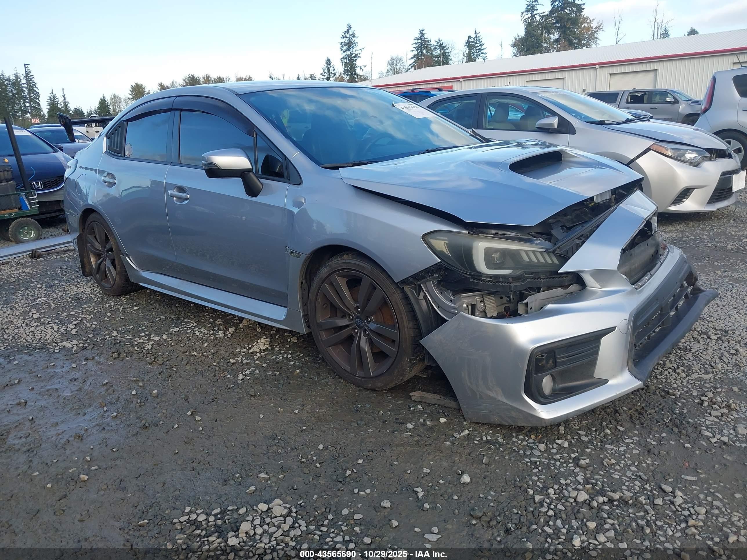 2016 Subaru WRX Limited, VIN JF1VA1L68G9804390 — Side