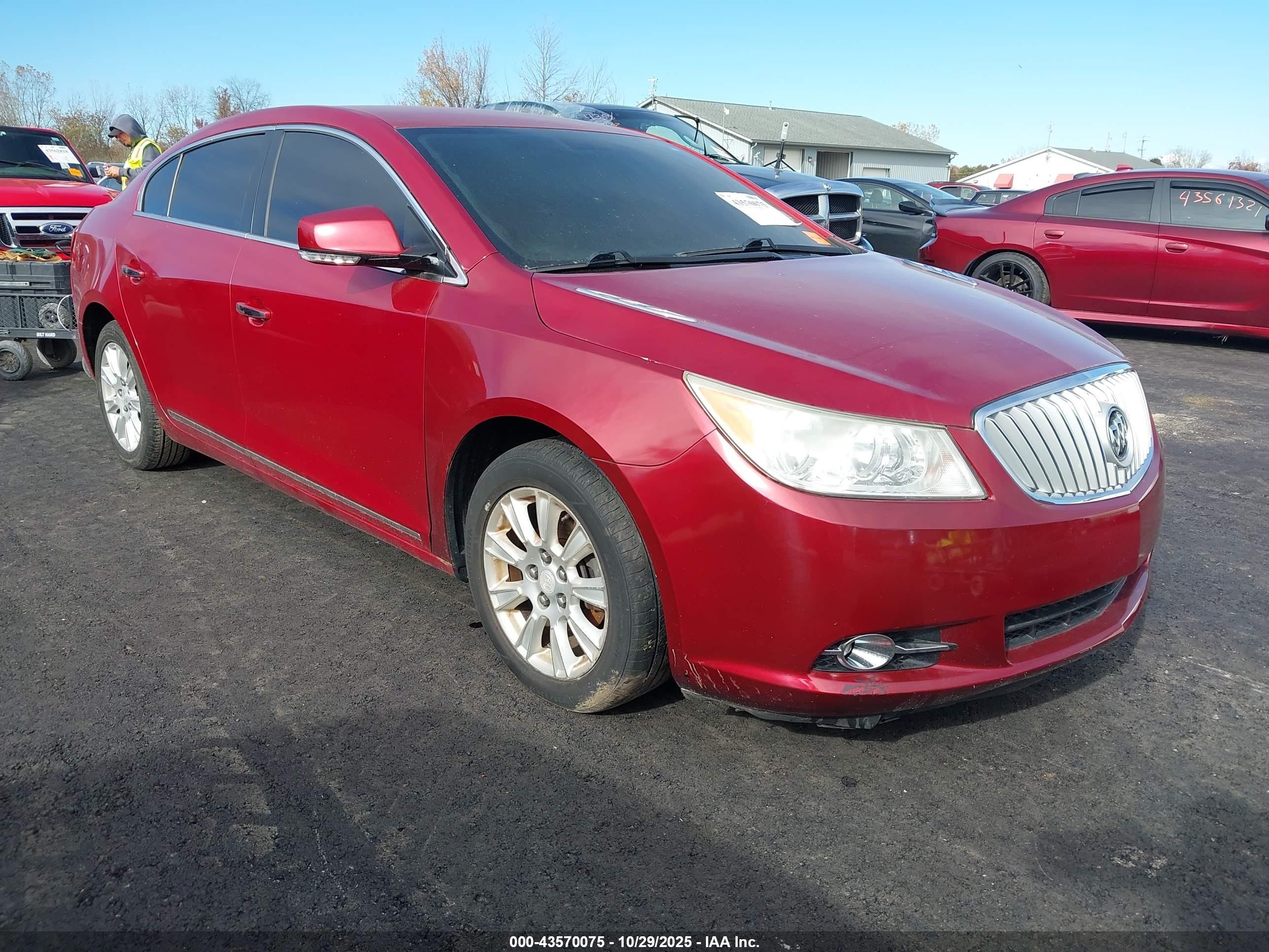 2012 Buick LaCrosse Leather, VIN 1G4GC5ER1CF327837 — Interior fire