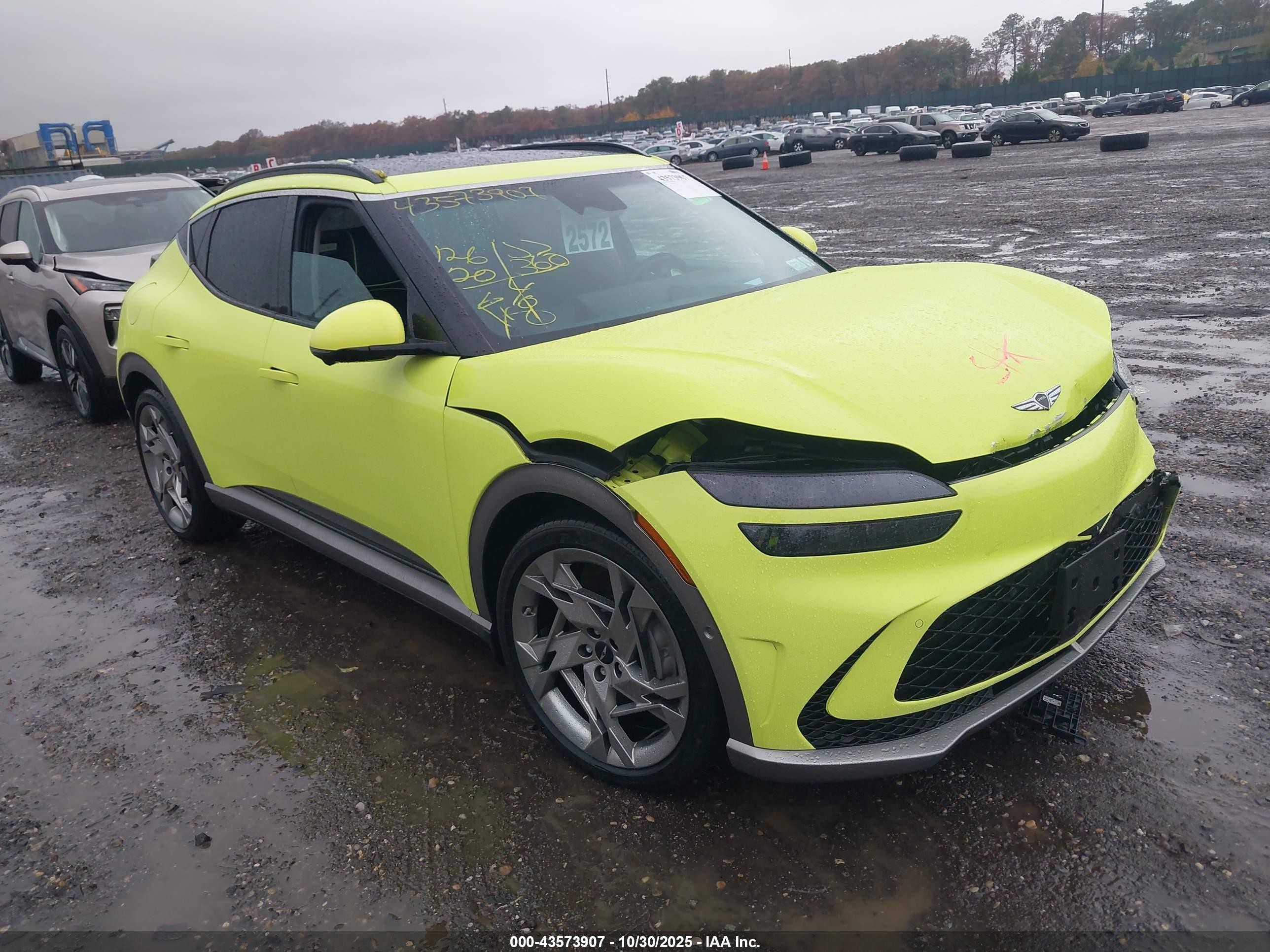 2023 Genesis GV60 Performance, VIN KMUKEDTB6PU002348 — Front end