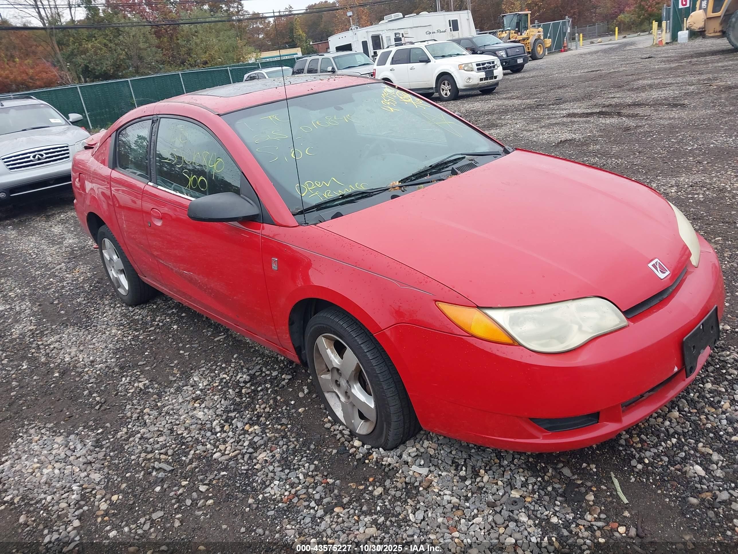 2007 Saturn ION ION 2, VIN 1G8AN15F87Z127667 — Rear end