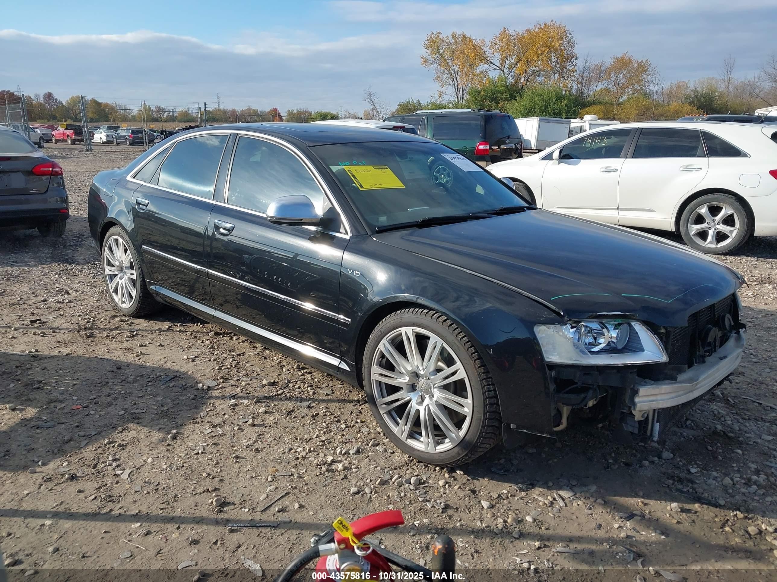 2008 Audi S8, VIN WAUPN94EX8N015563 — Front end