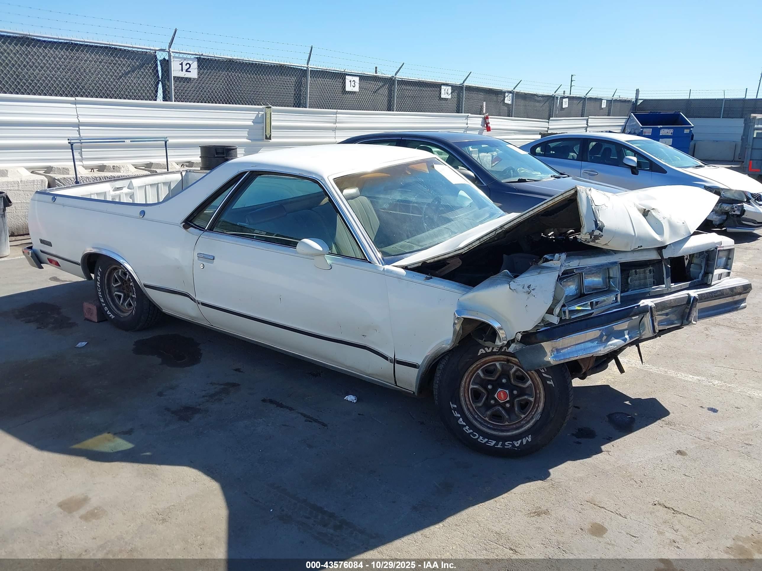 1982 Chevrolet El Camino, VIN 1GCCW80H0CR170469 — Front end