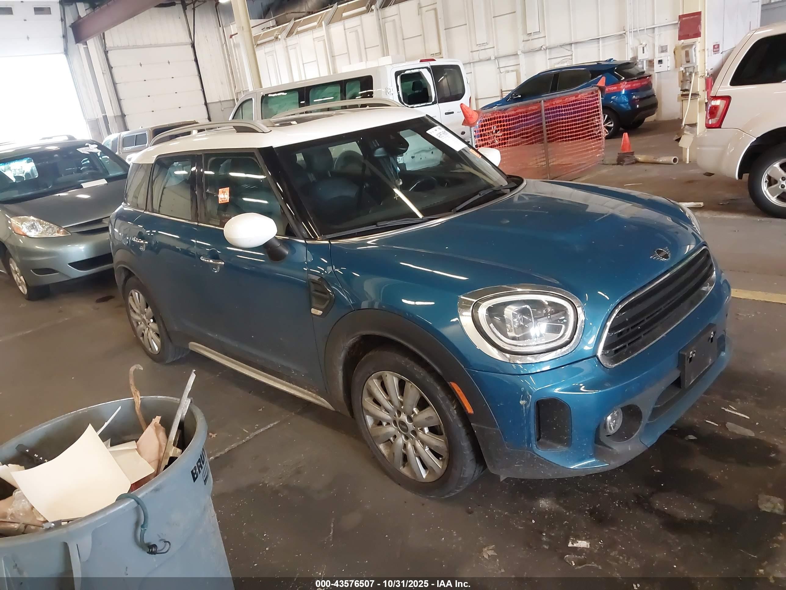 2021 MINI Countryman Oxford Edition, VIN WMZ23BR08M3M77052 — Biohazard / chemical