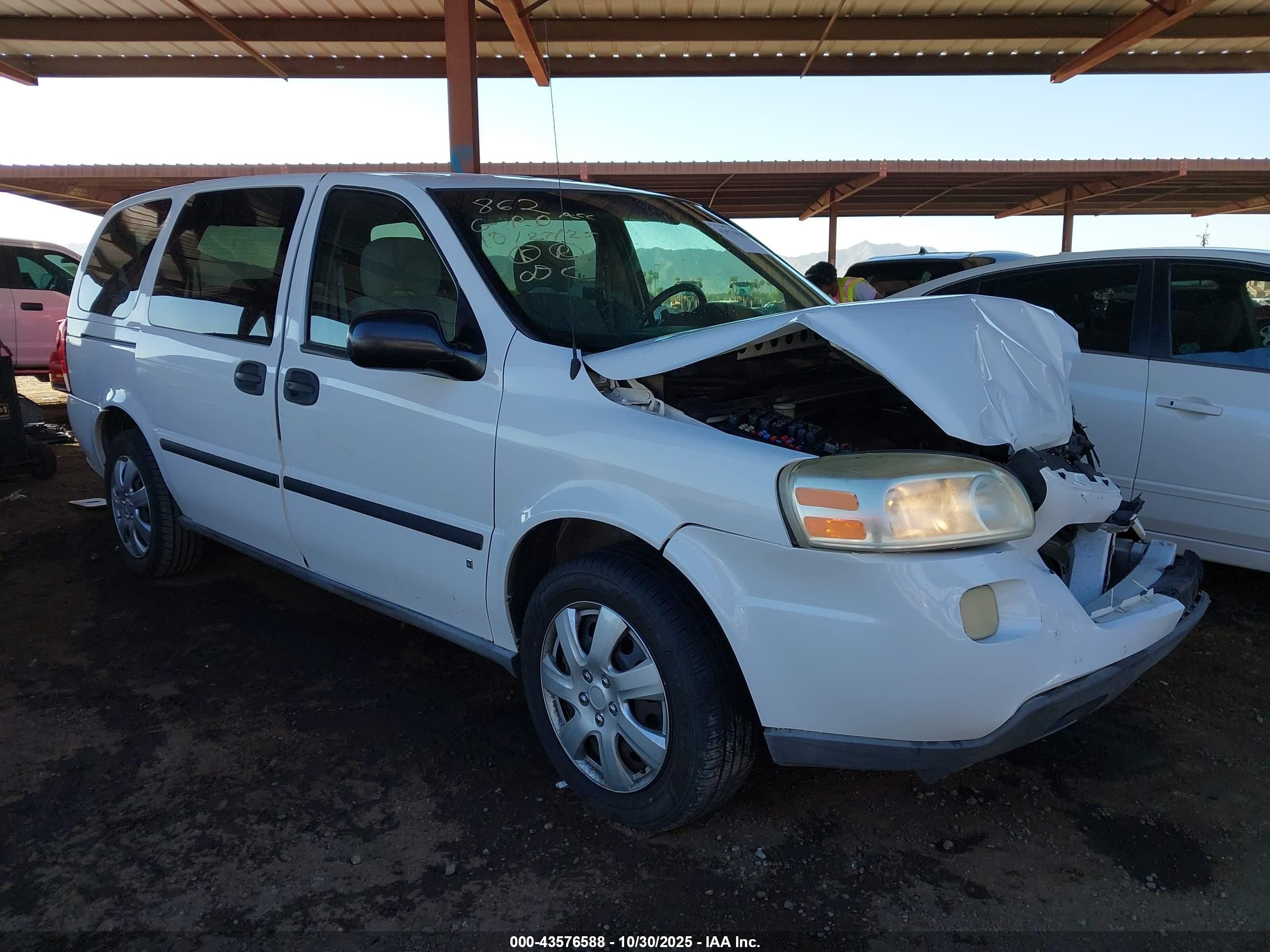 2007 Chevrolet Uplander LS Fleet, VIN 1GNDV23157D128909 — Front end