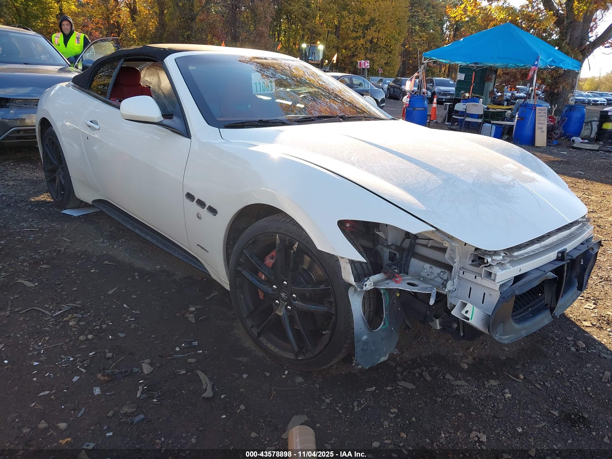 2018 Maserati GranTurismo Sport, VIN ZAM45VMA8J0273445 — Front end