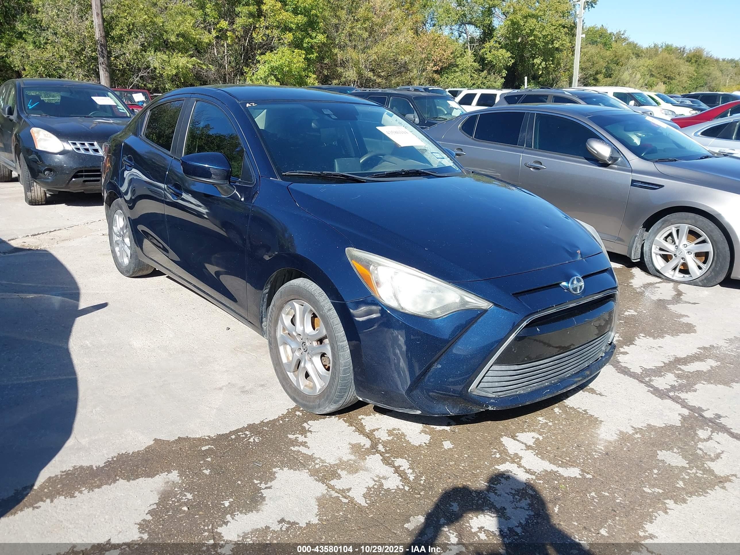 2016 Scion iA, VIN 3MYDLBZV1GY113704 — Repossession