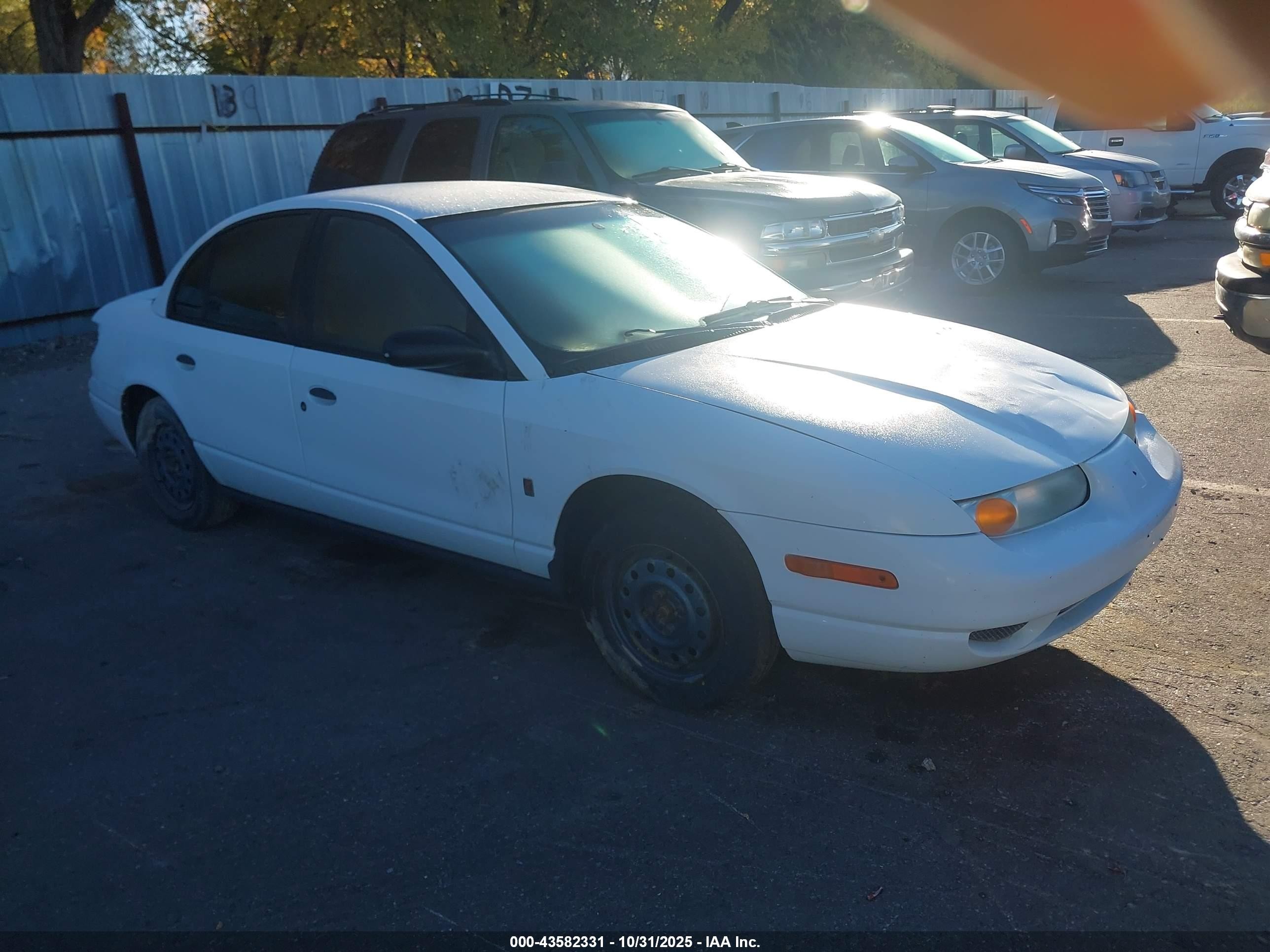2001 Saturn SL, VIN 1G8ZF528X1Z228973 — Undercarriage