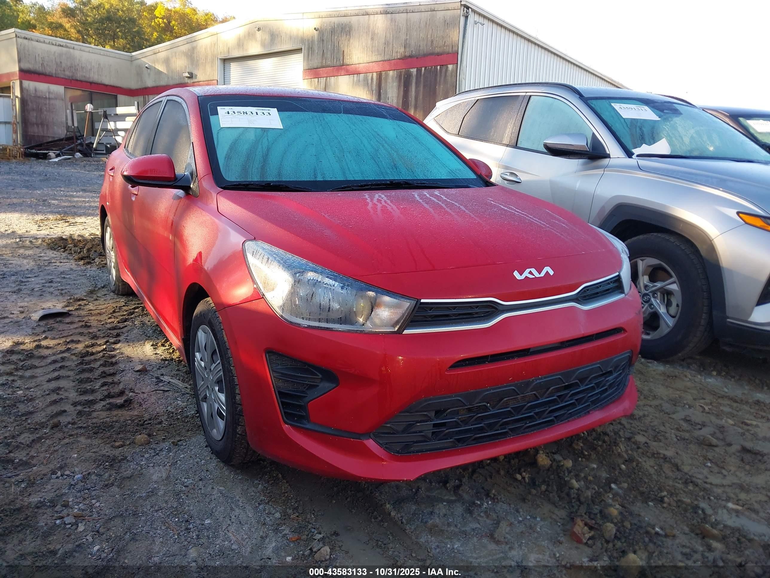2023 Kia Rio LX, VIN 3KPA24ADXPE564201 — Rear end