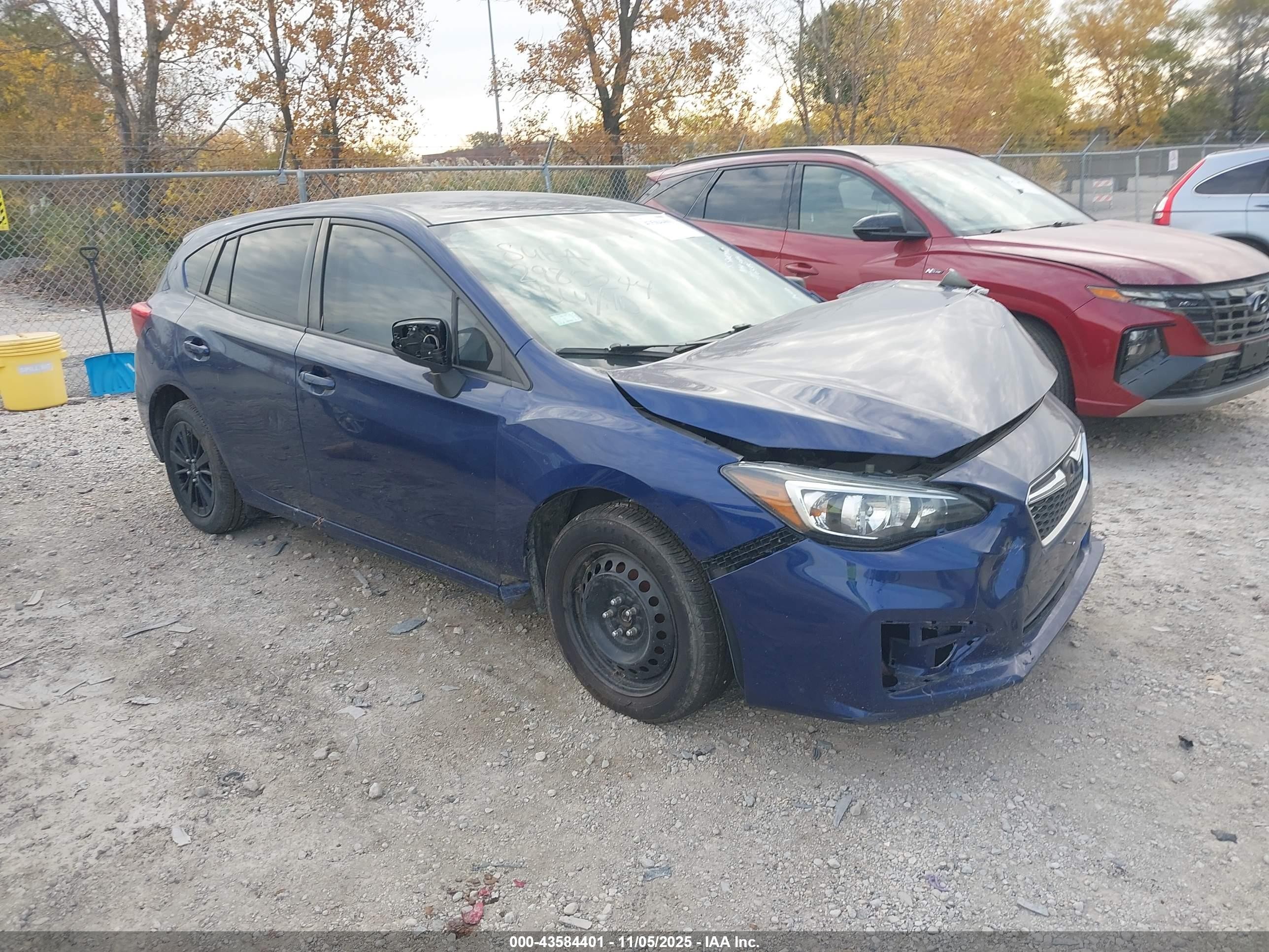 2017 Subaru Impreza, VIN 4S3GTAA63H3716545 — Repossession