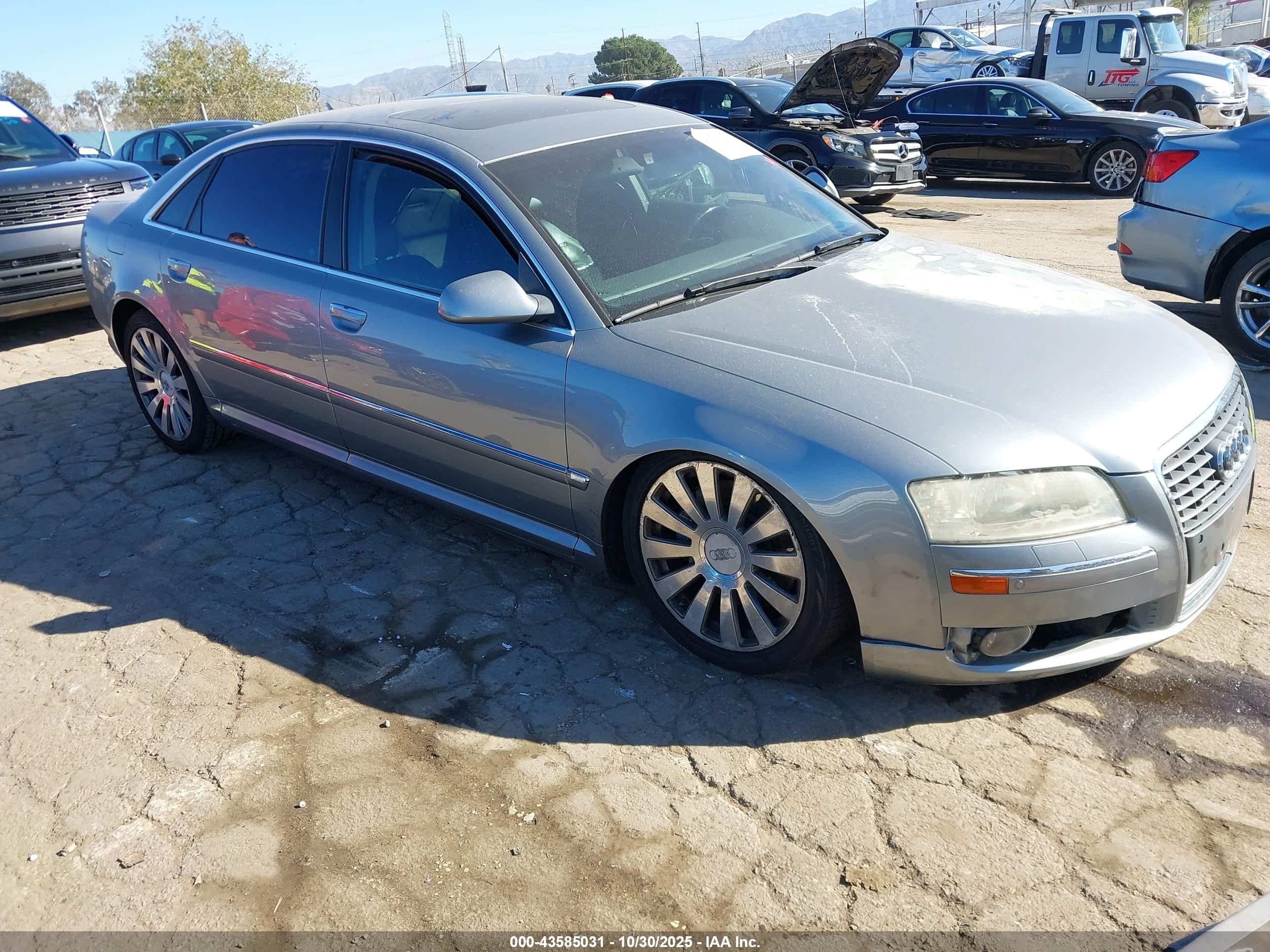 2007 Audi A8 4.2L, VIN WAUMV44EX7N003756 — Rear end