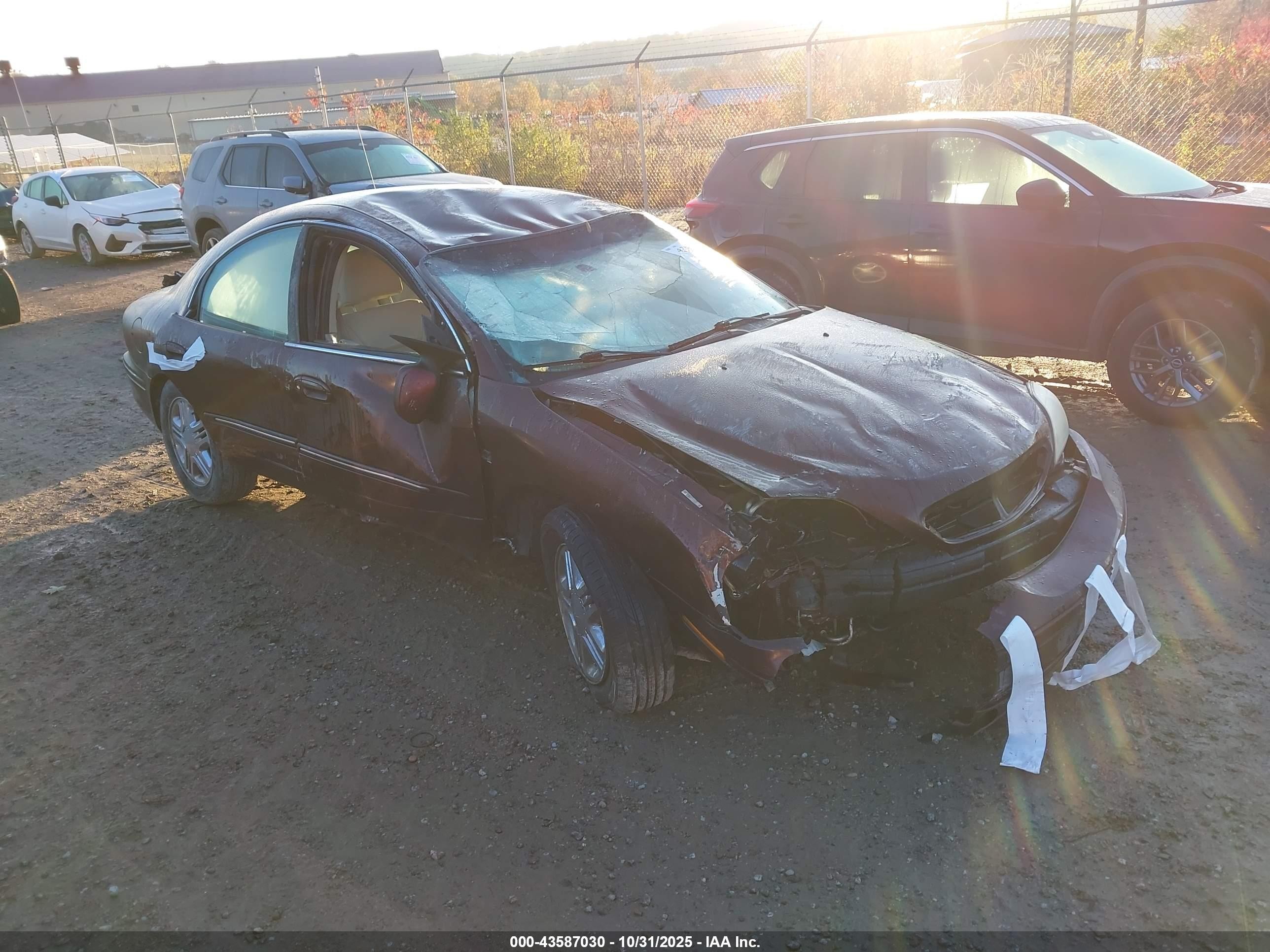 2001 Mercury Sable LS Premium, VIN 1MEHM55S81G620780 — По всему кузову