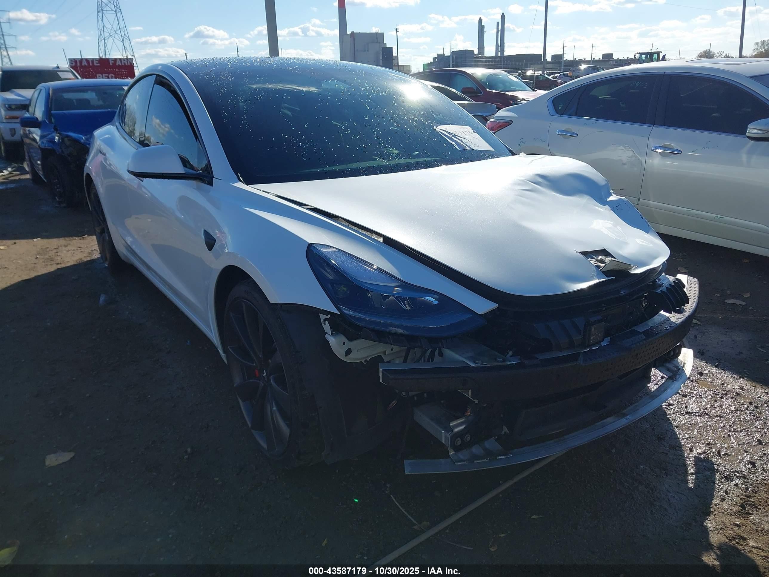 2020 Tesla Model 3 Performance, VIN 5YJ3E1EC9LF784546 — Theft recovery