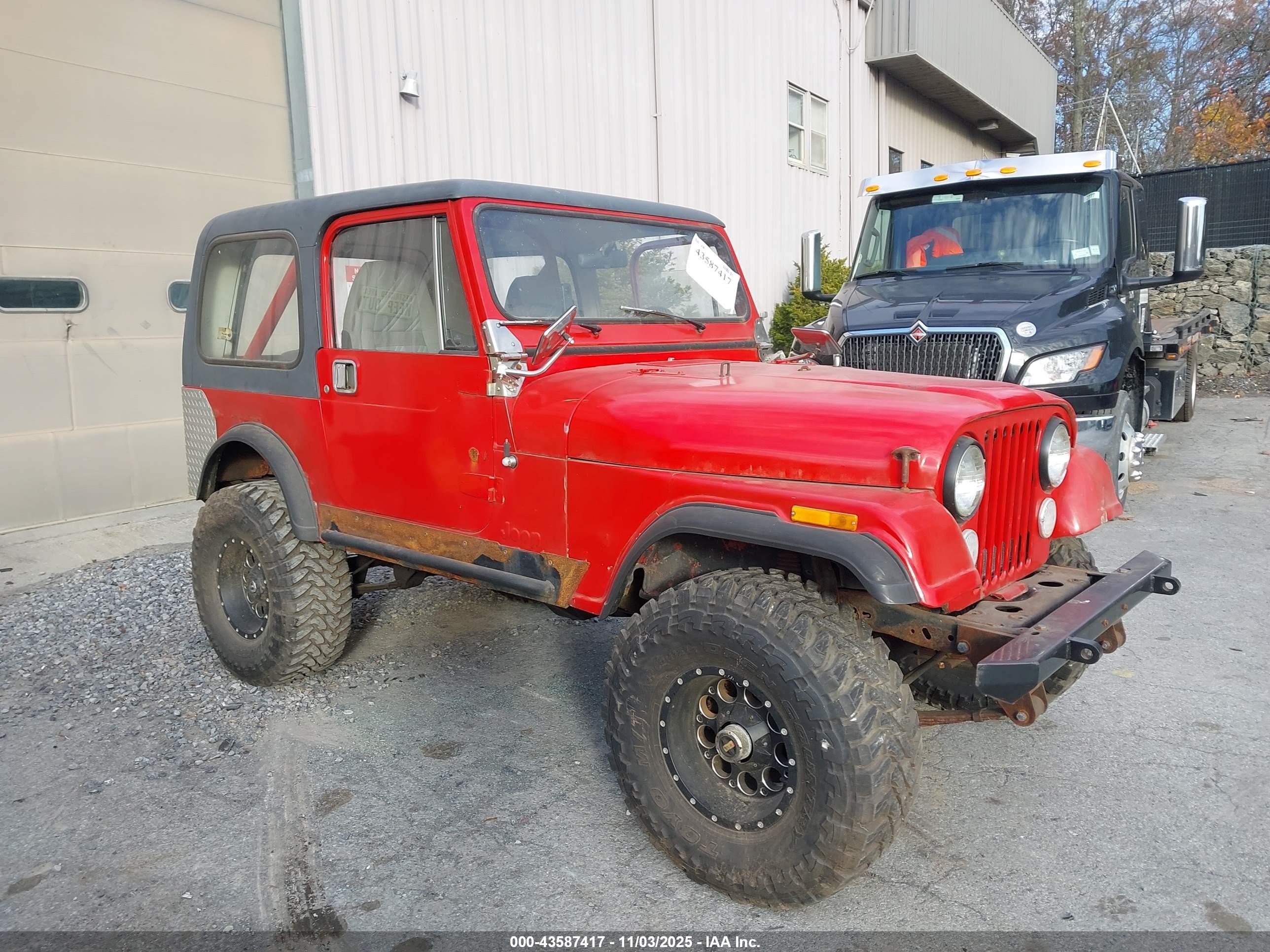 1986 Jeep CJ, VIN 1JCCM87E4GT027940 — Механическое