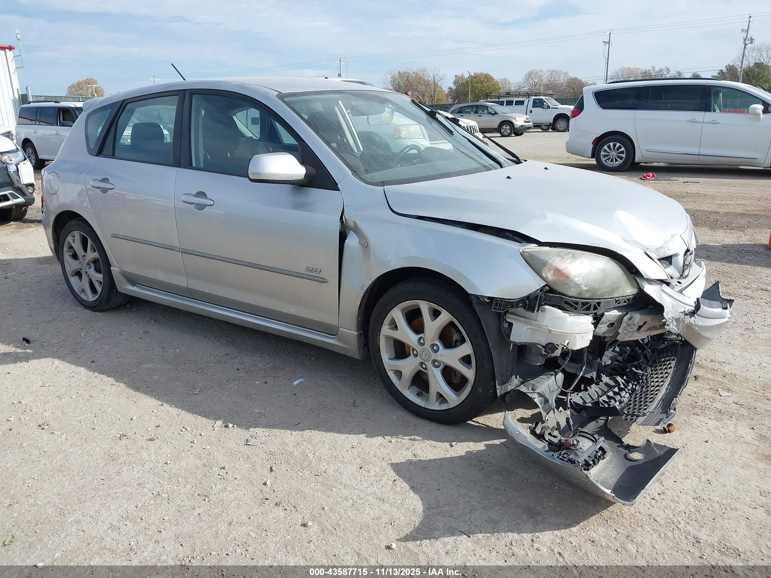 2009 Mazda 3 S Sport, VIN JM1BK343491236585 — Перед