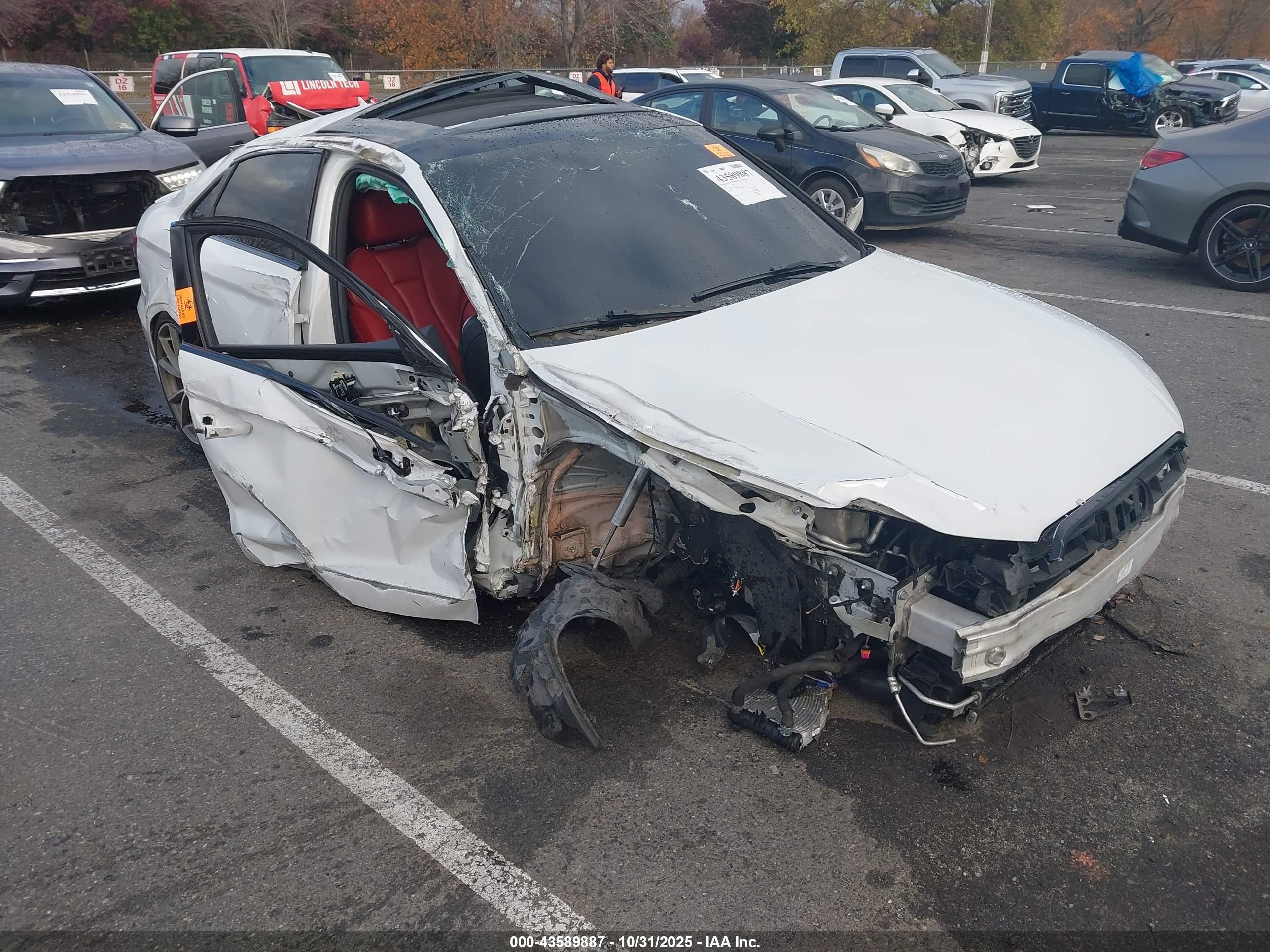 2017 Audi S3 Premium Plus, VIN WAUB1GFF5H1071854 — Rollover