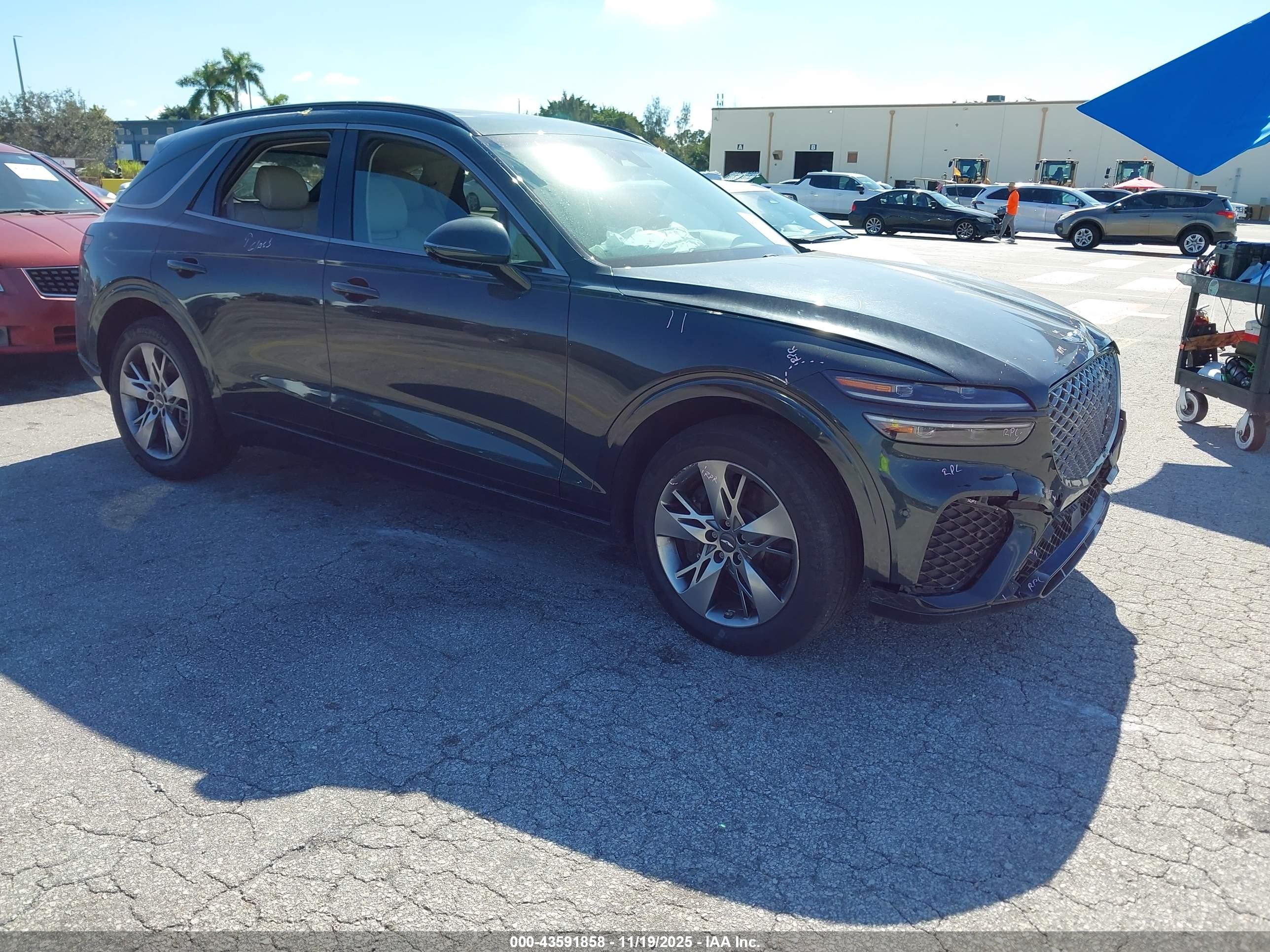 2022 Genesis GV70 Sport, VIN KMUMCDTC5NU037452 — Auction photo