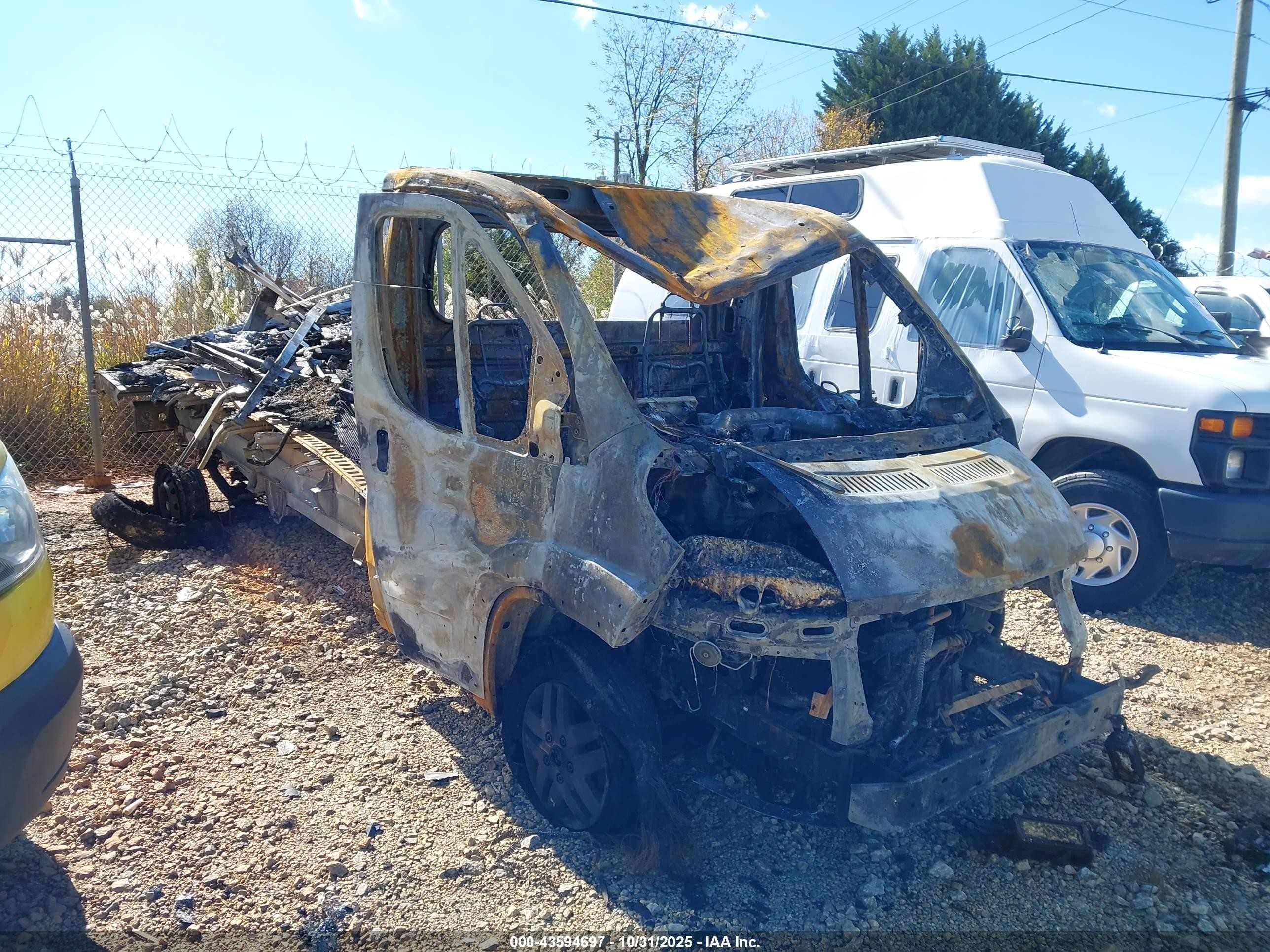 2019 Ram Promaster 3500, VIN 3C7WRVGGXKE508585 — Burn