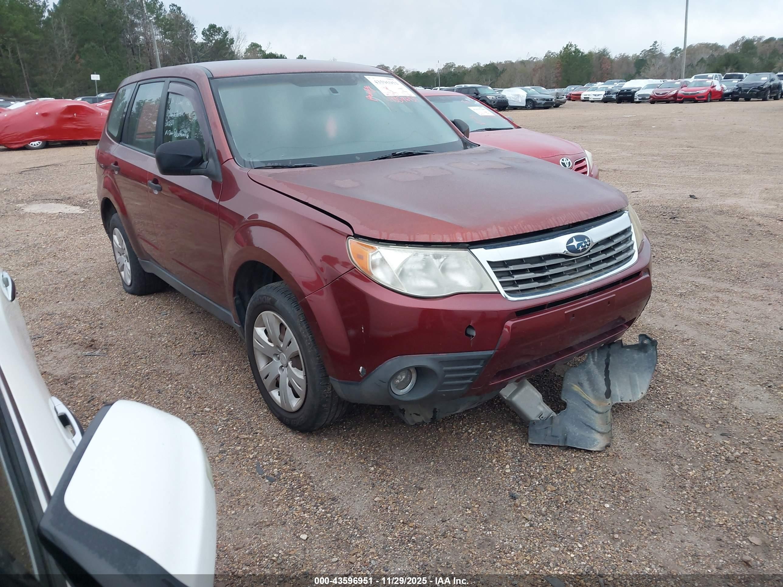2010 Subaru Forester X, VIN JF2SH6AC9AH702321 — Repossession