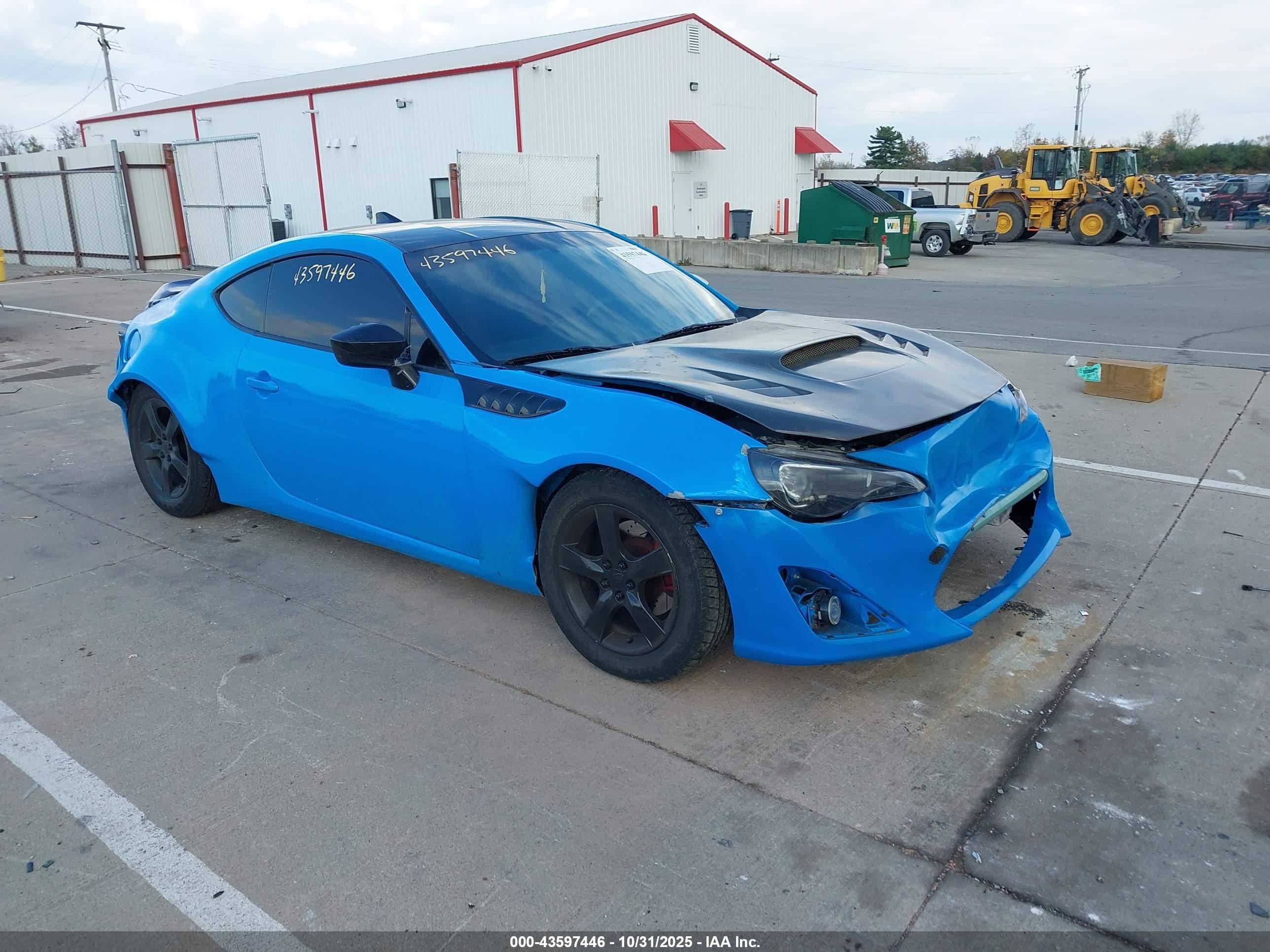 2015 Scion FR-S, VIN JF1ZNAA13F8704859 — Front end