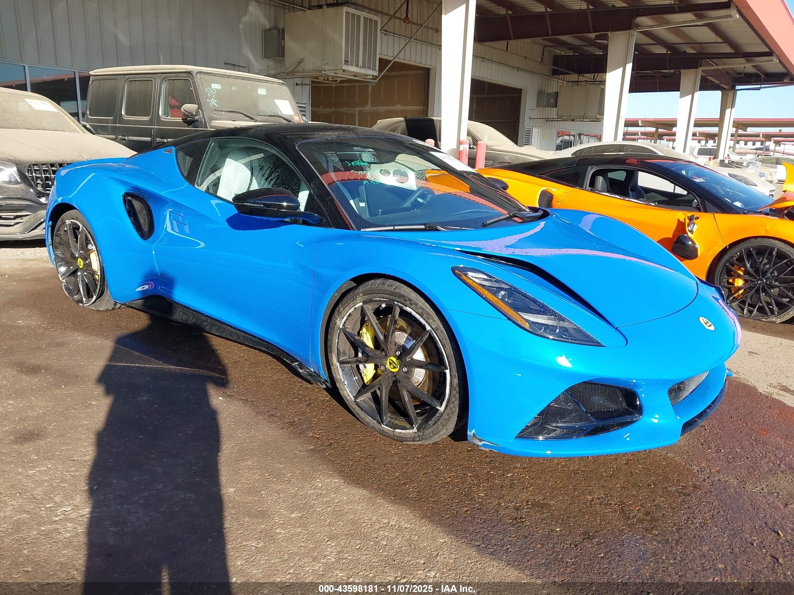 2024 Lotus Emira, VIN SCCLEKMX0RHA45151 — Front end