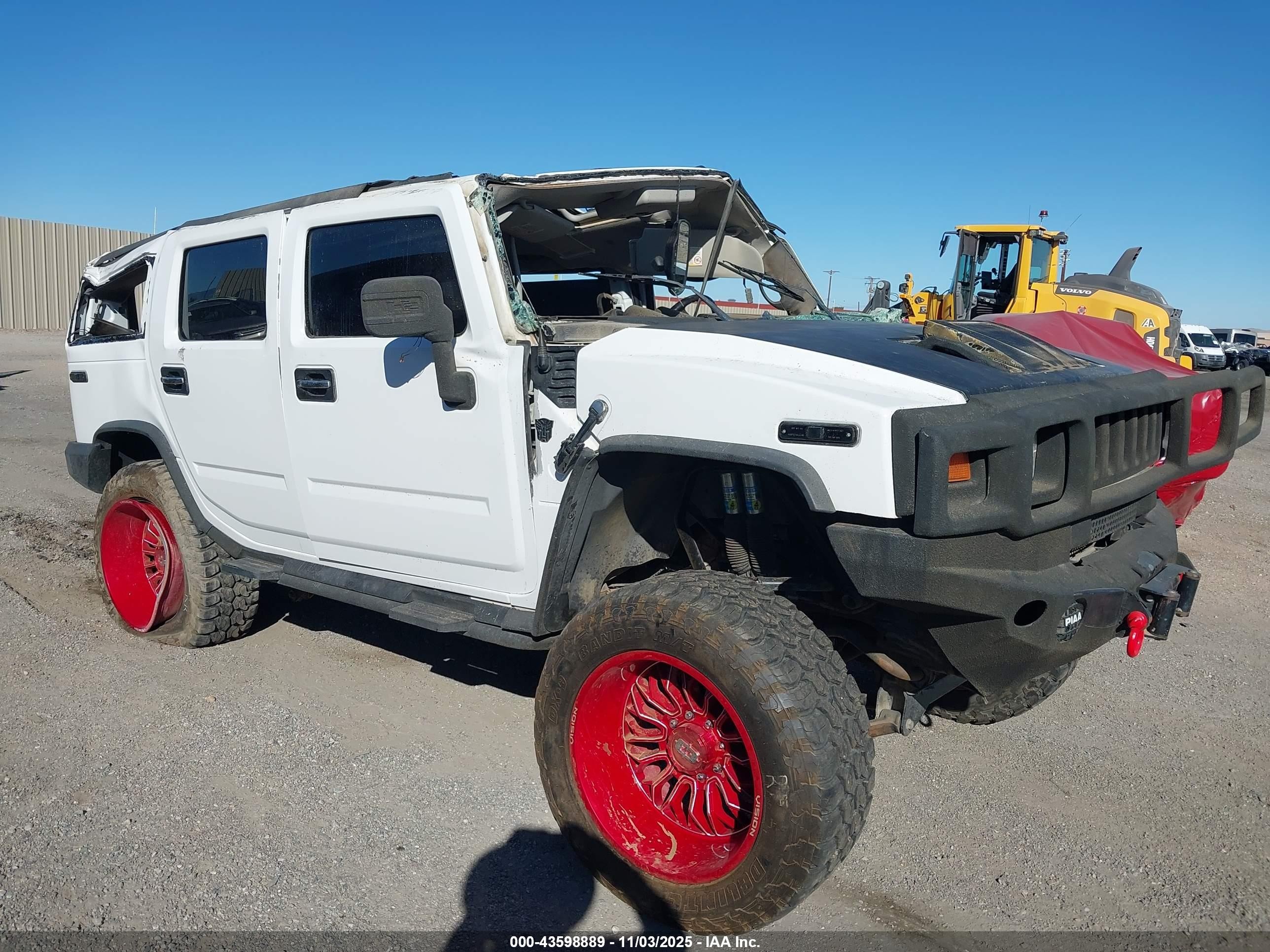 2006 Hummer H2, VIN 5GRGN23U26H109157 — Rollover