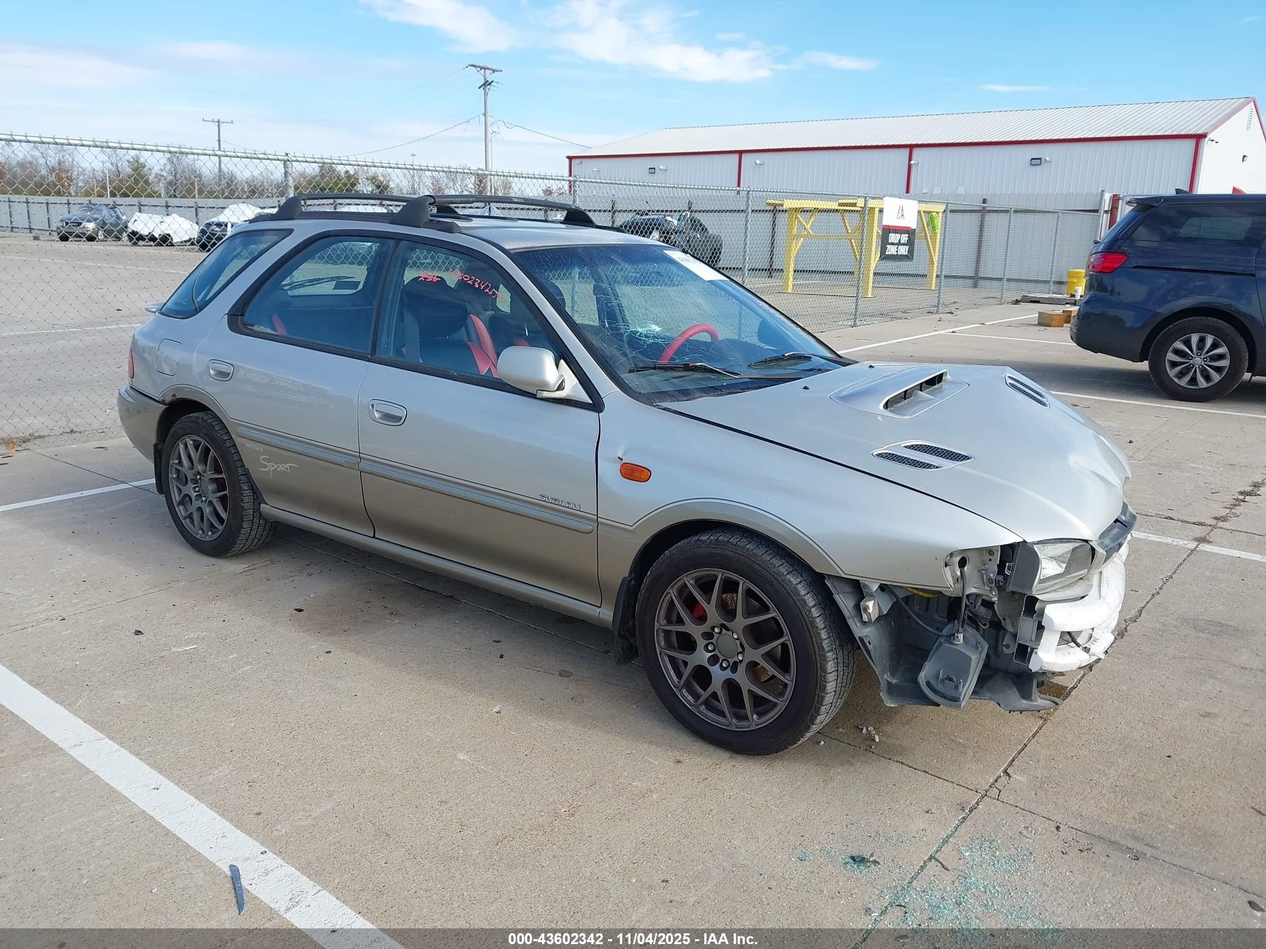 2000 Subaru Impreza Outback Special Sports, VIN JF1GF4851YH805934 — Front end