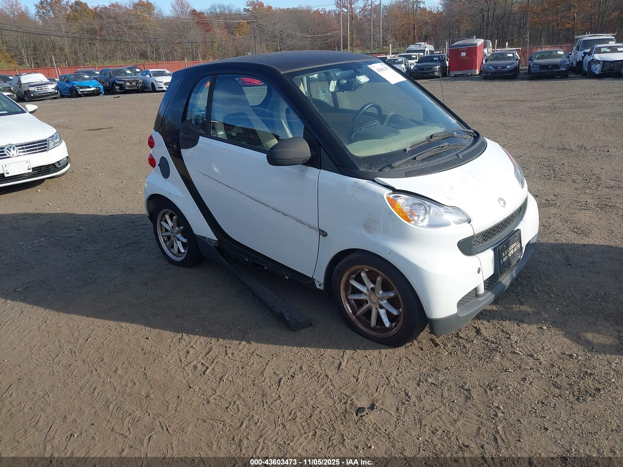 2010 Smart fortwo Pure, VIN WMEEJ3BA3AK347064 — Side