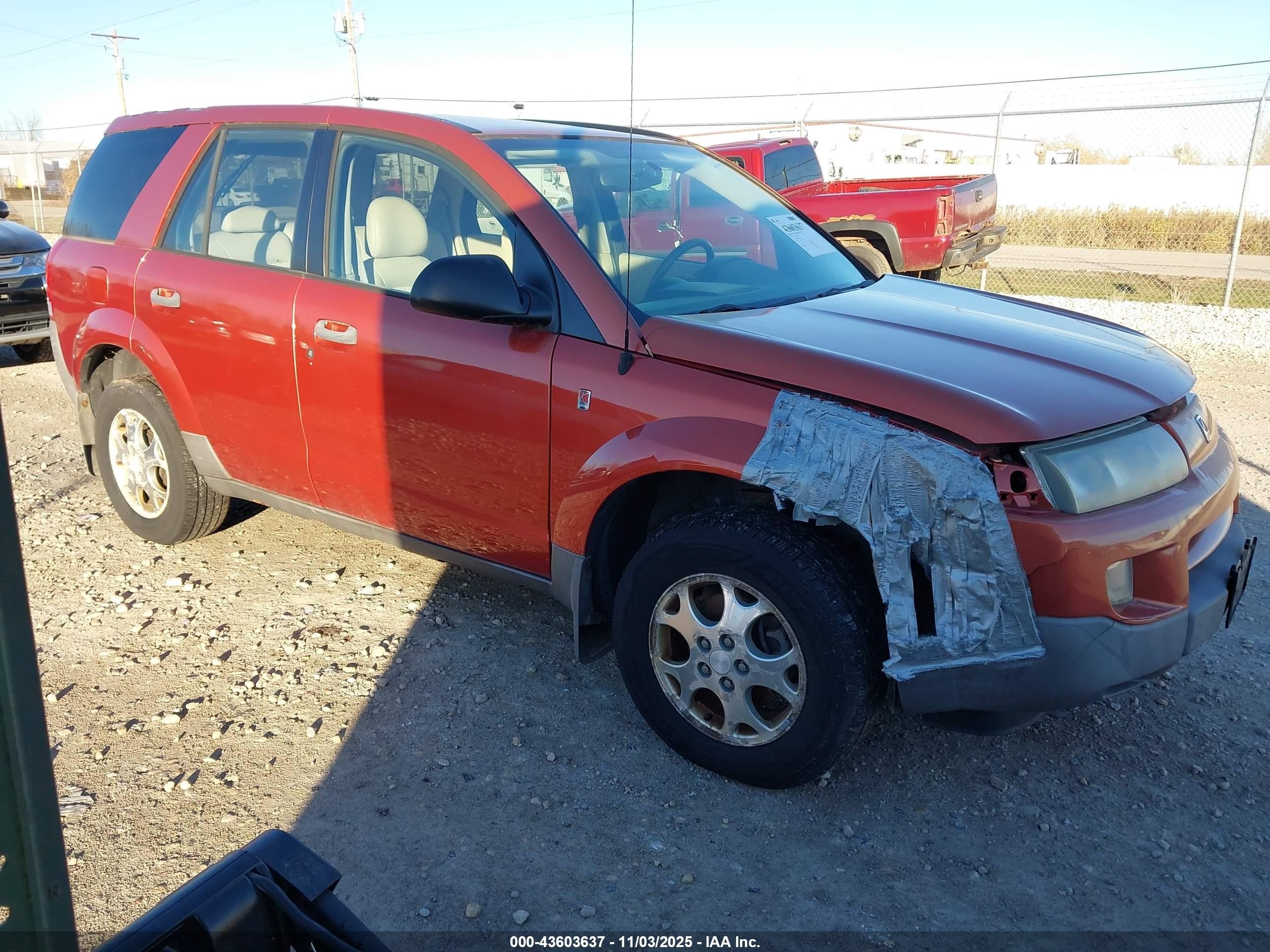 2003 Saturn VUE, VIN 5GZCZ63B03S877209 — Undercarriage