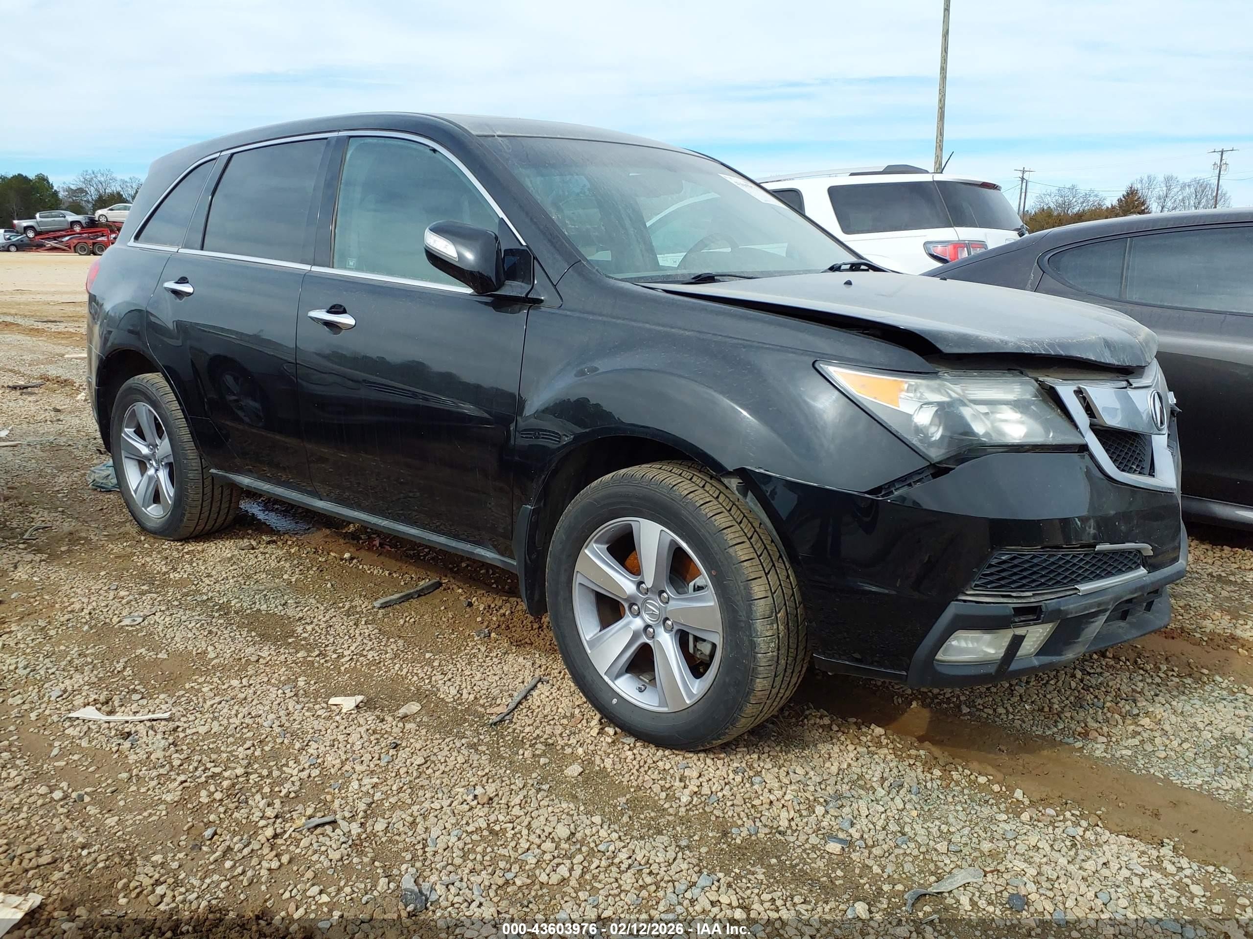 2012 Acura MDX Technology, VIN 2HNYD2H34CH541273 — Front end