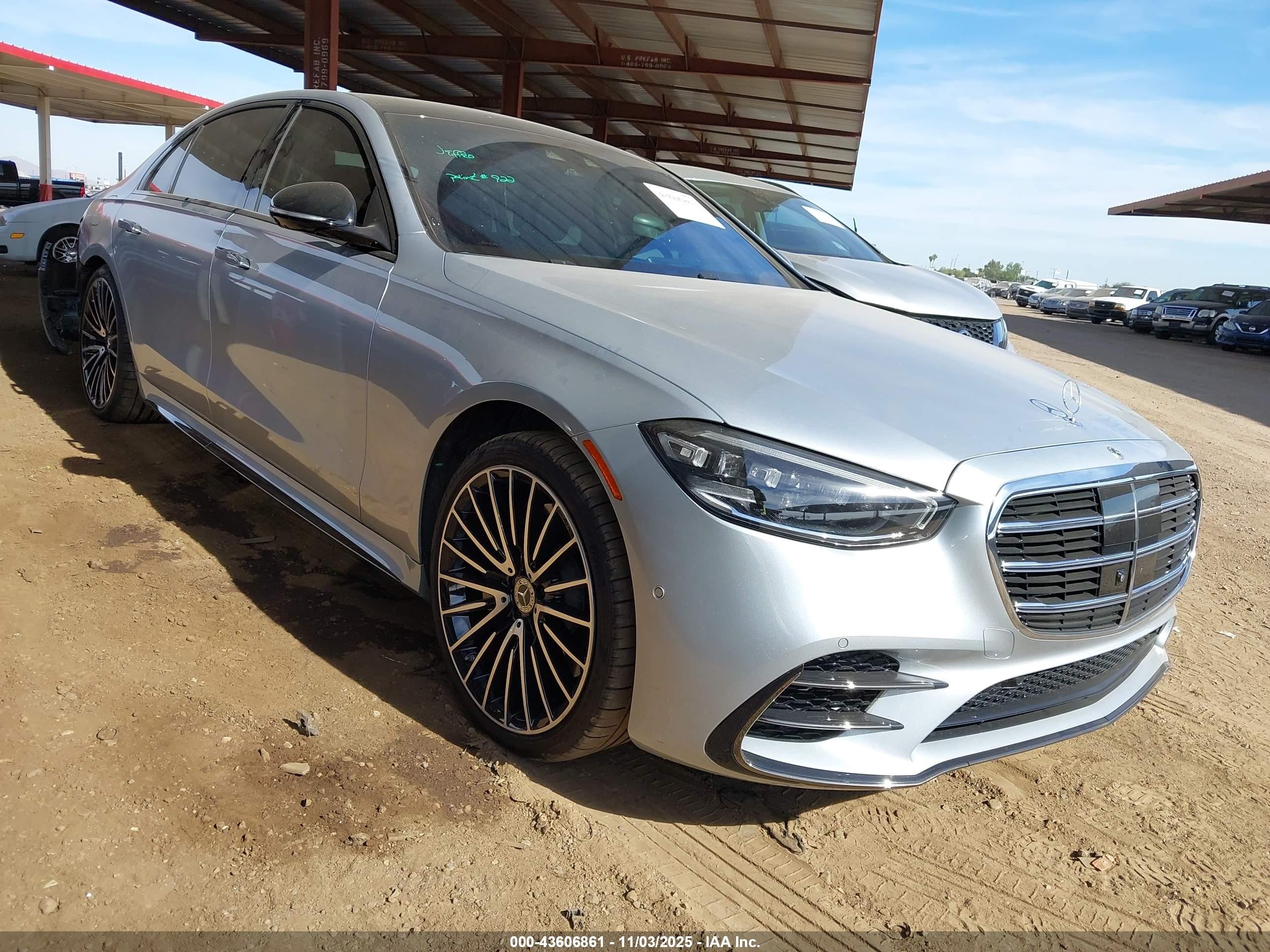 2023 Mercedes-Benz S 580, VIN W1K6G7GB2PA180436 — Rear end