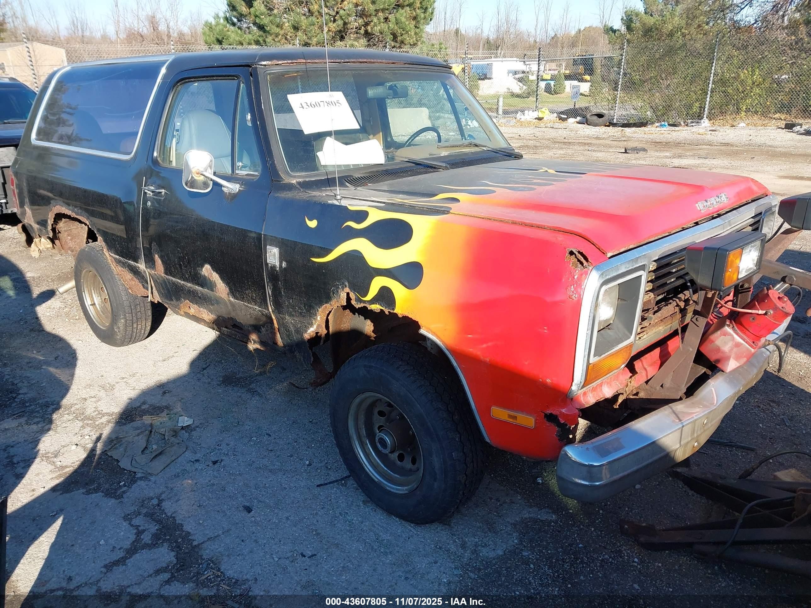 1985 Dodge Ram Charger, VIN 1B4GW12T9FS573404 — Механическое