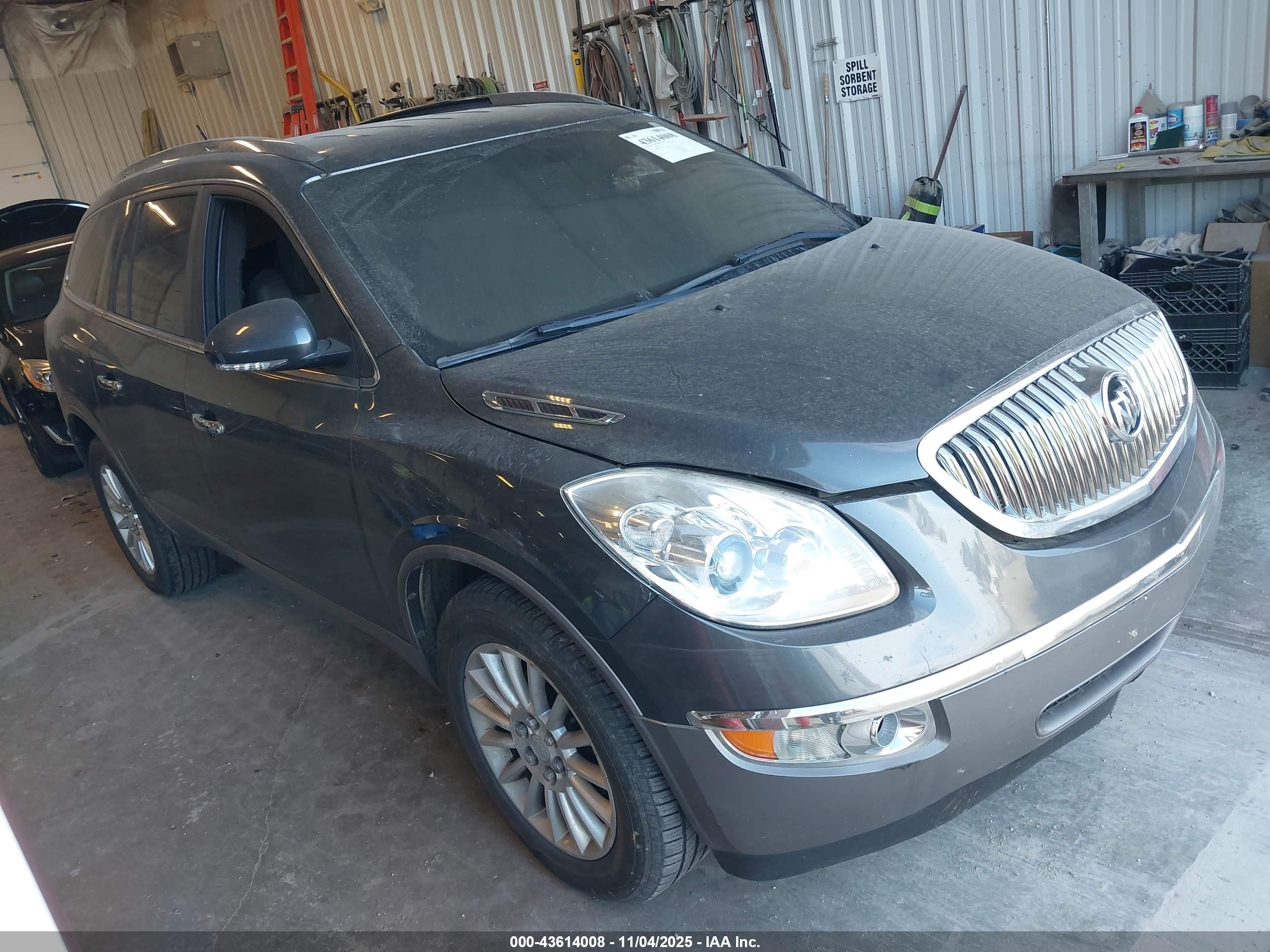 2011 Buick Enclave CXL-1, VIN 5GAKVBED1BJ163871 — Interior fire