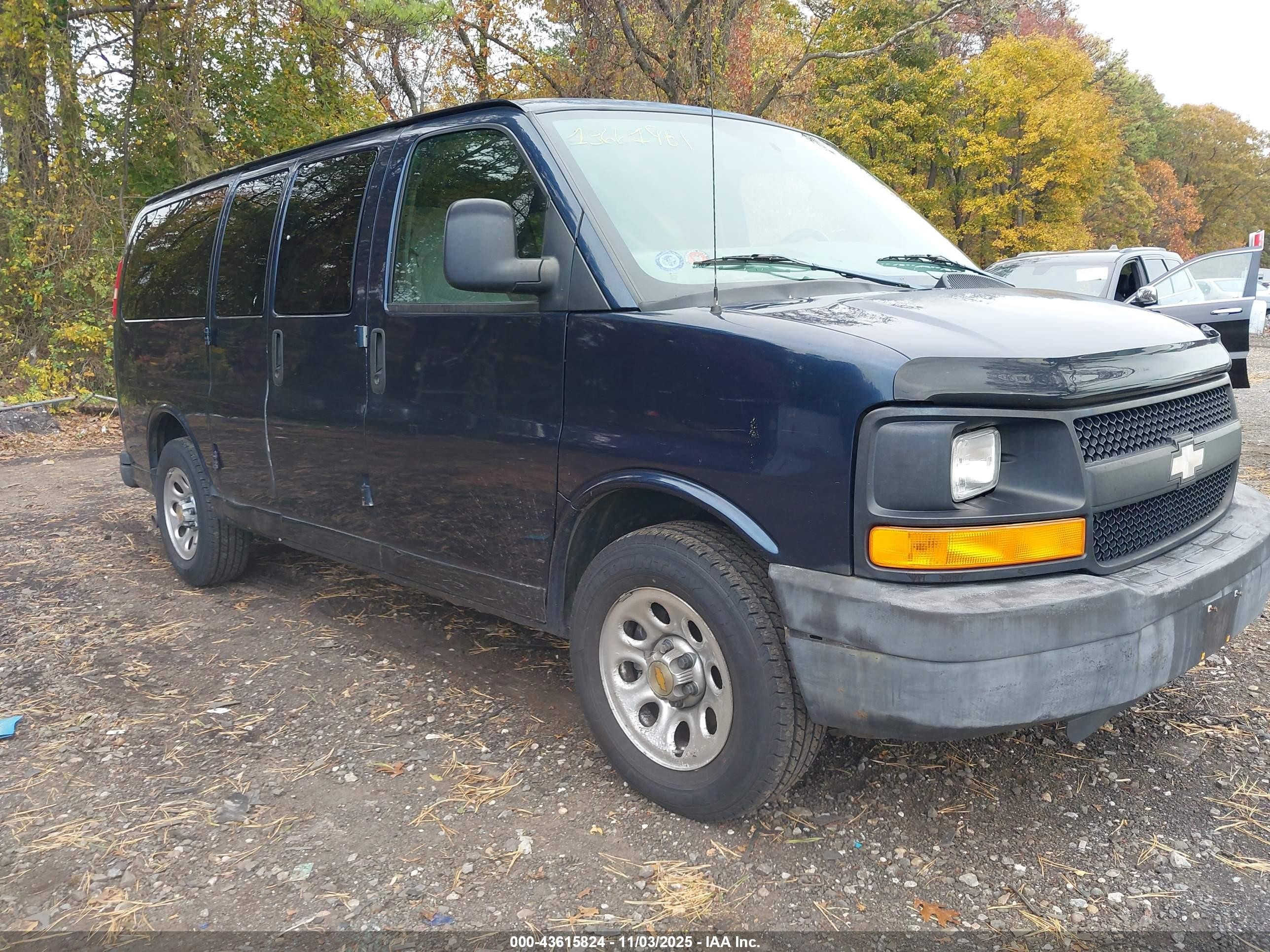 2009 Chevrolet Express 1500, VIN 1GNFG154291162573 — Front end