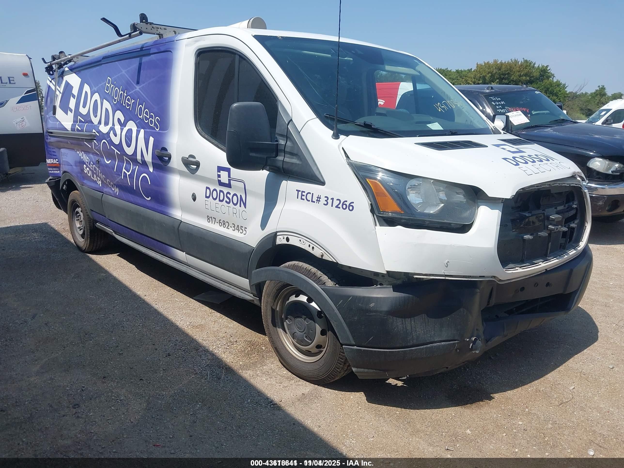2018 Ford Transit Cargo, VIN 1FTYE2YM8JKA96666 — Side